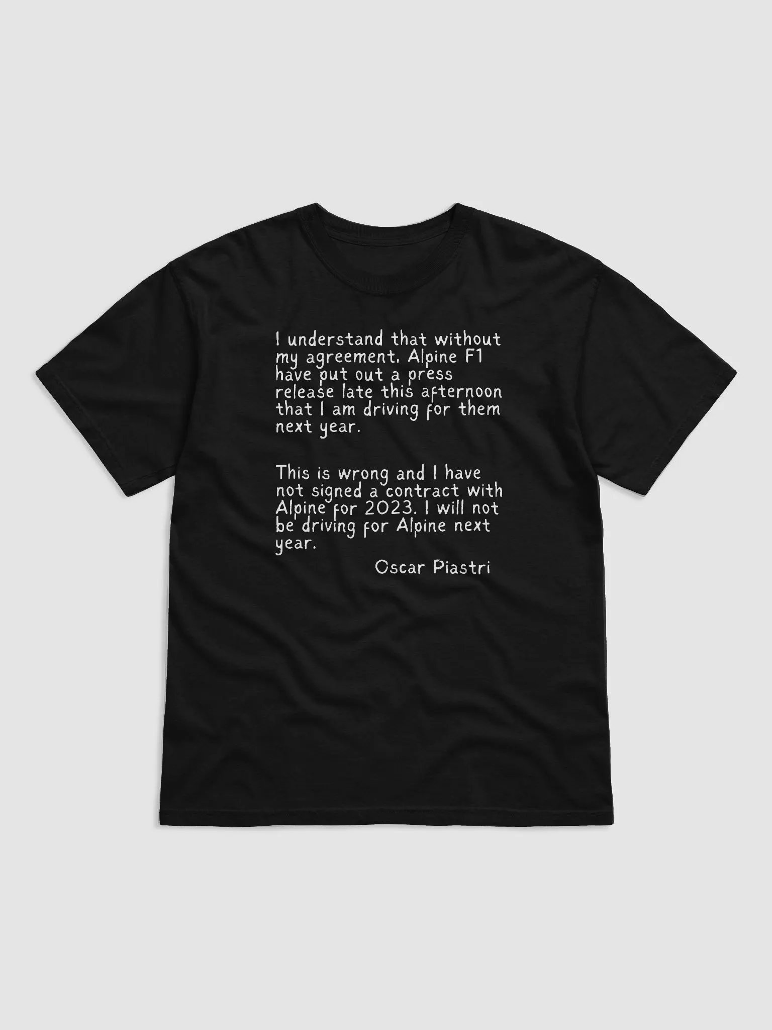 Oscar Piastri's Tweet product image (3)