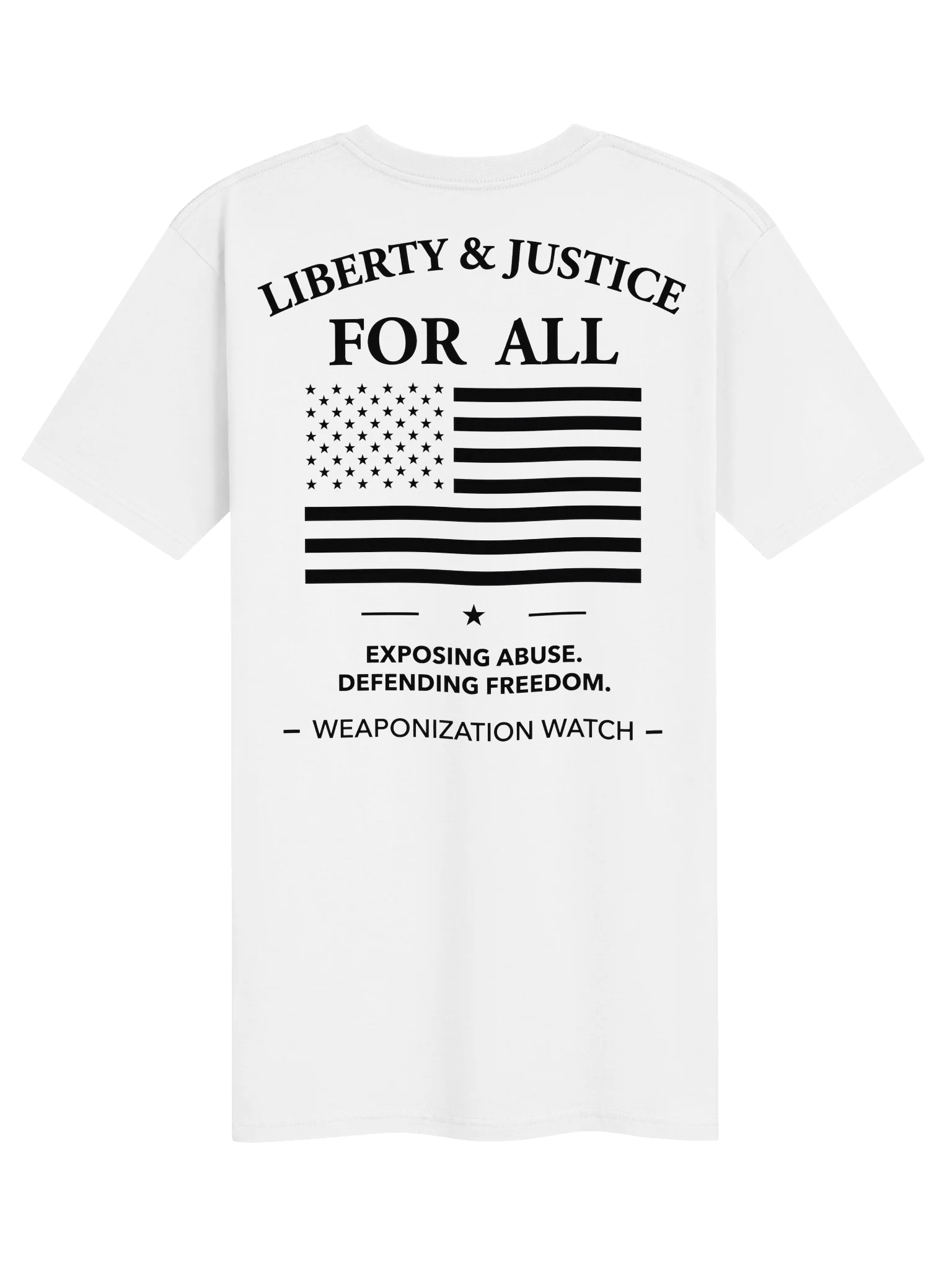 WW "Liberty & Justice" Tee in White product image (2)