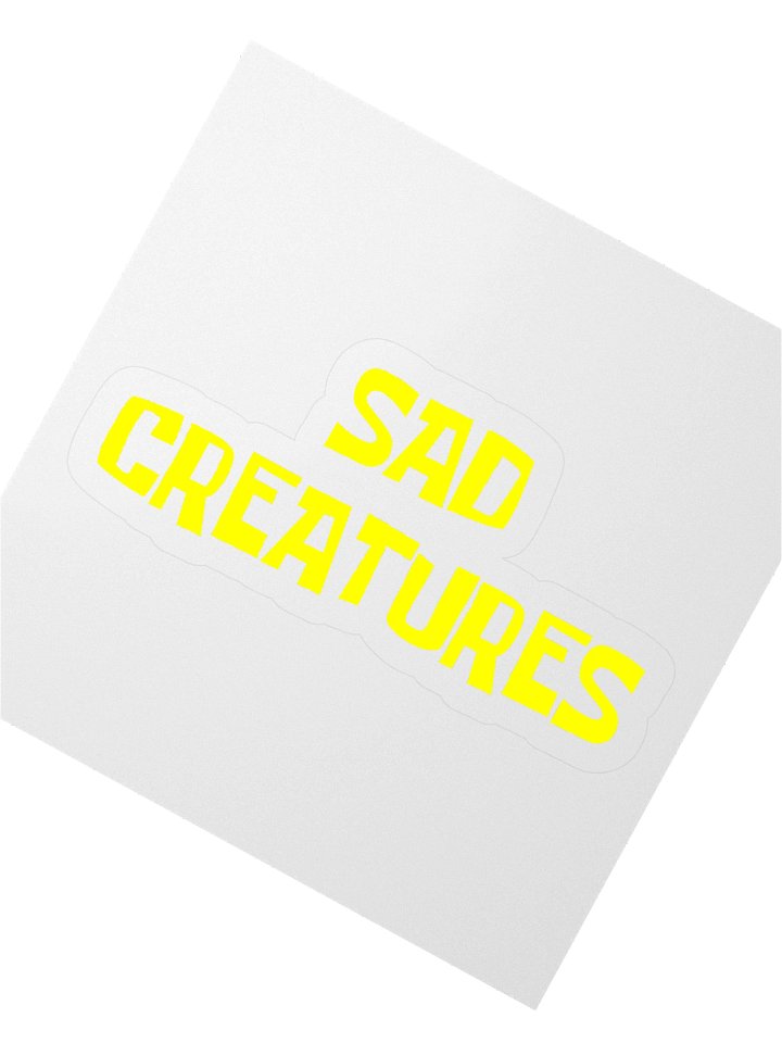 Sad Creatures Sponge Sticker product image (5)