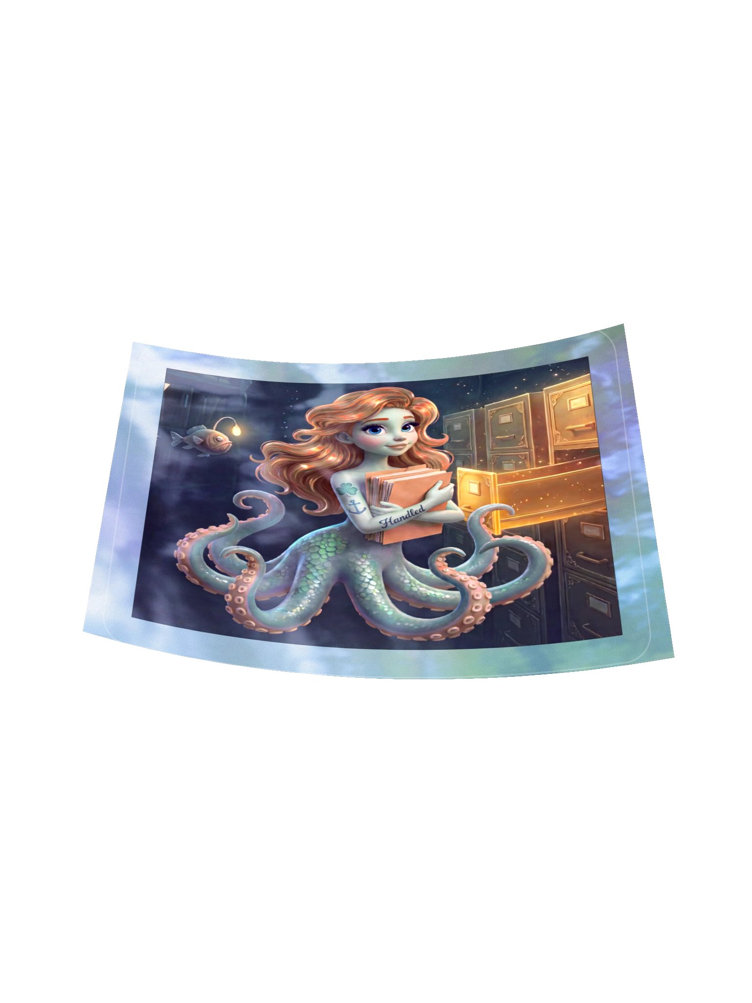 Handled's Ella holographic sticker product image (6)