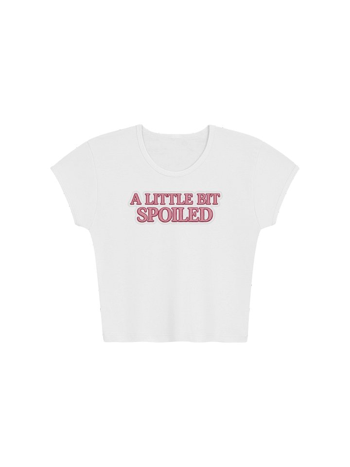 A Little Bit Spoiled Crop Tee product image (4)