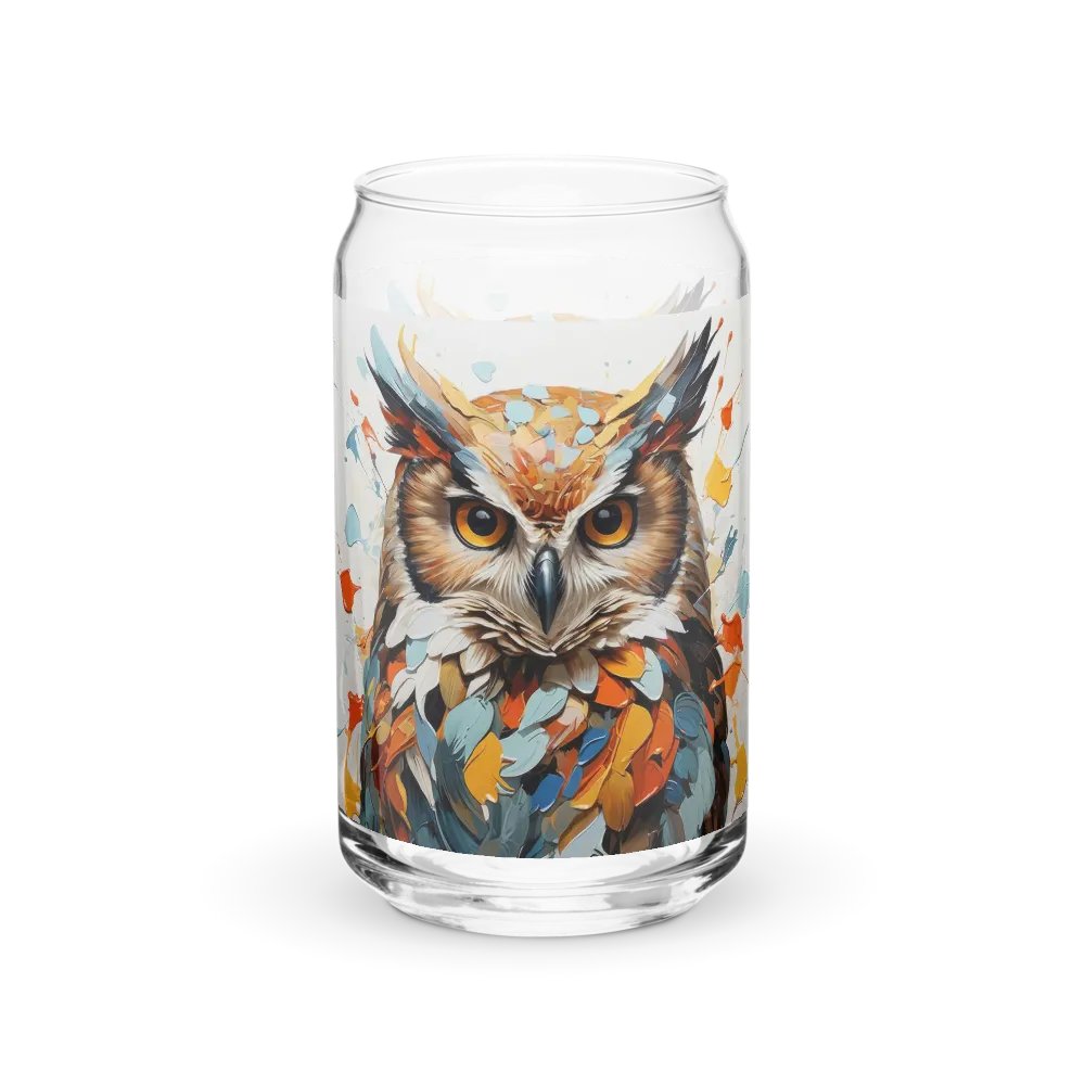 Midnight Watcher Owl Glass Can Sipper product image (11)
