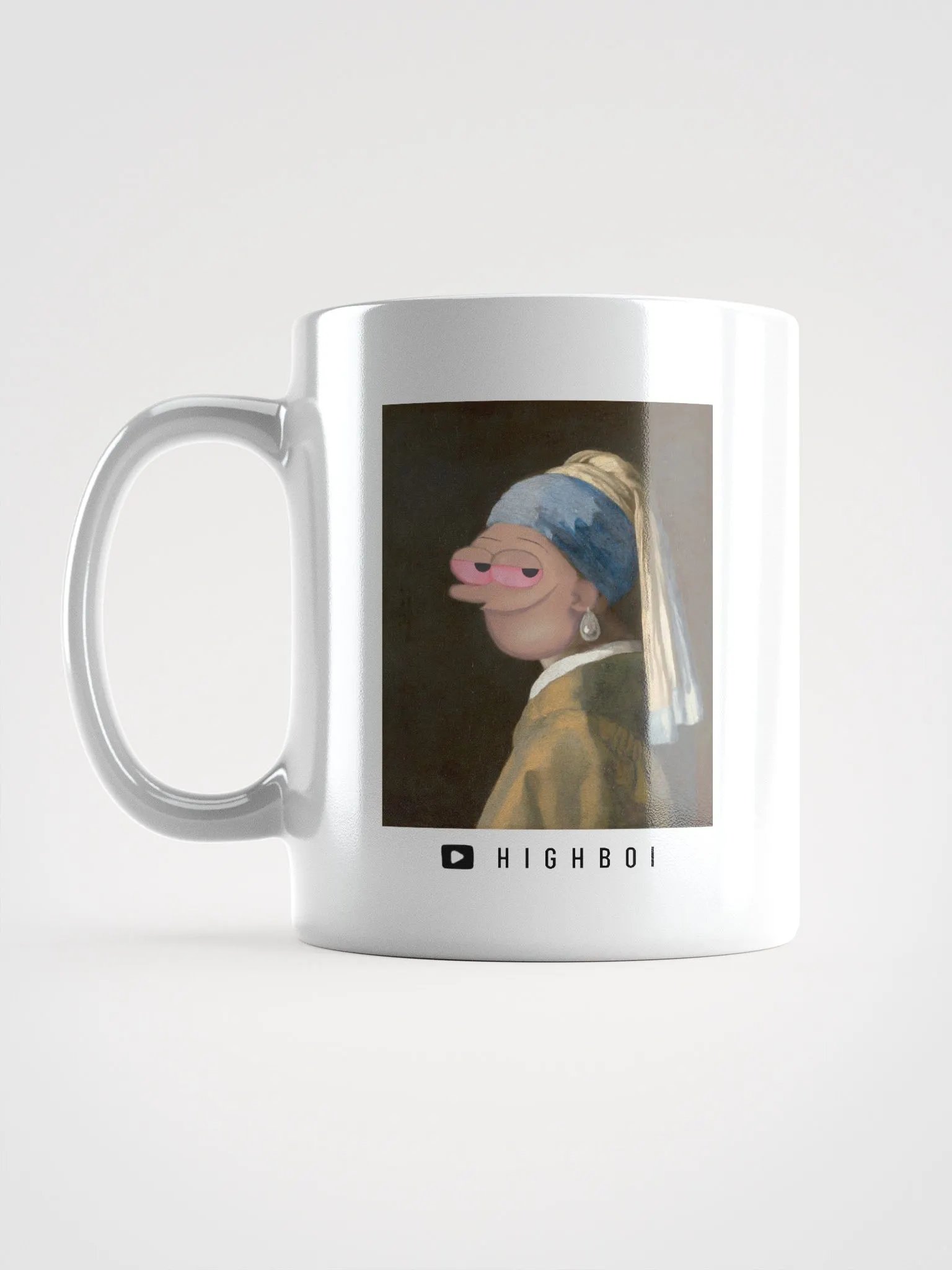 High Boi in pearl earrings Mug product image (16)