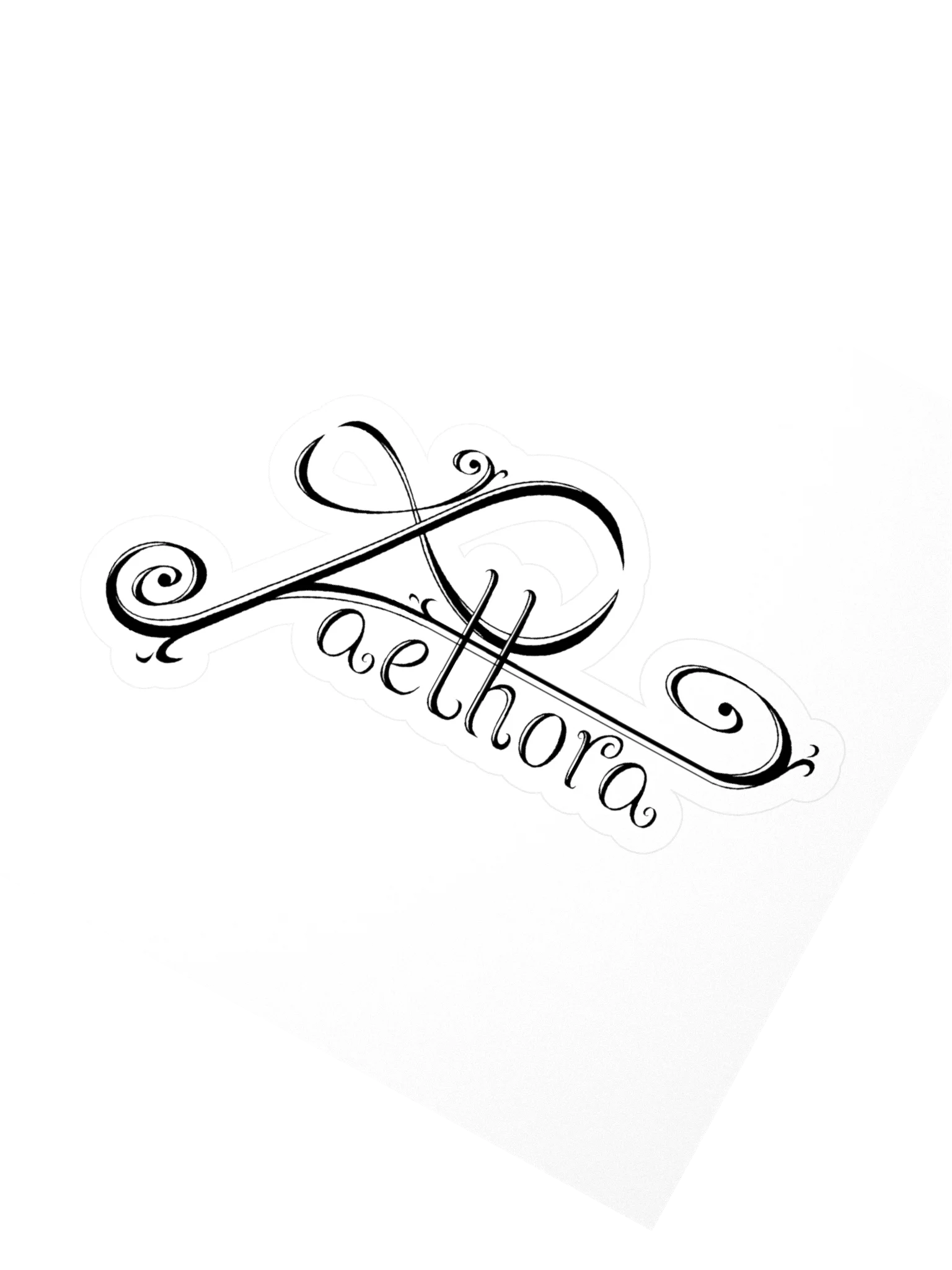 Faethora Logo Kiss Cut Sticker product image (2)