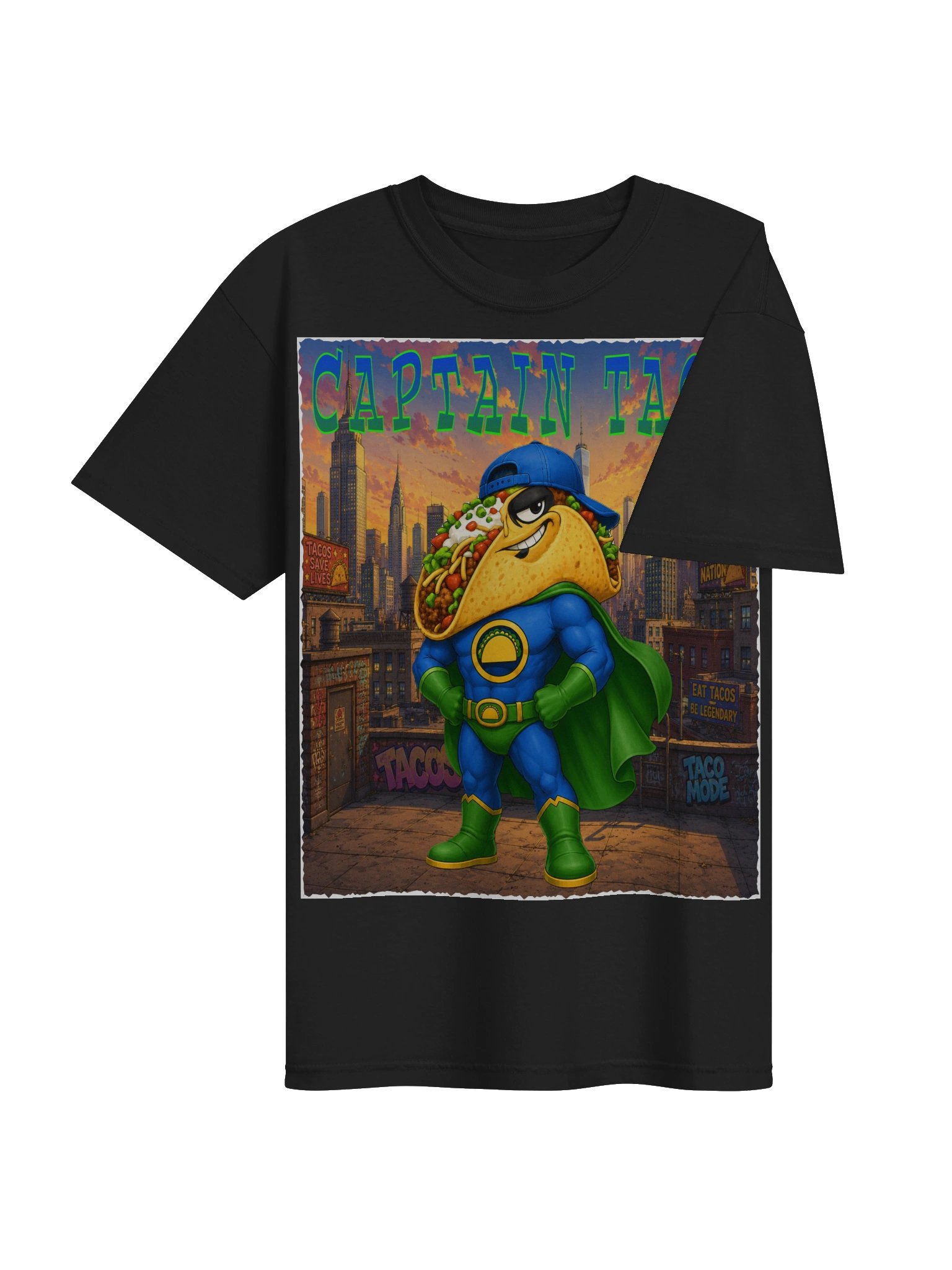 Captain Taco Comic Tee - The taco Family product image (36)