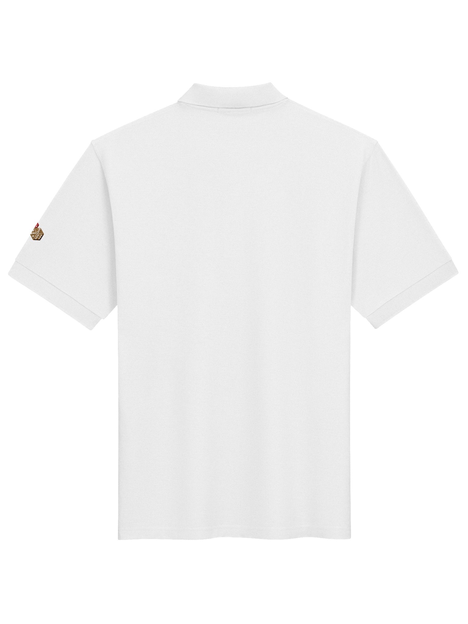 Cube and Dice Emblem Polo White product image (2)
