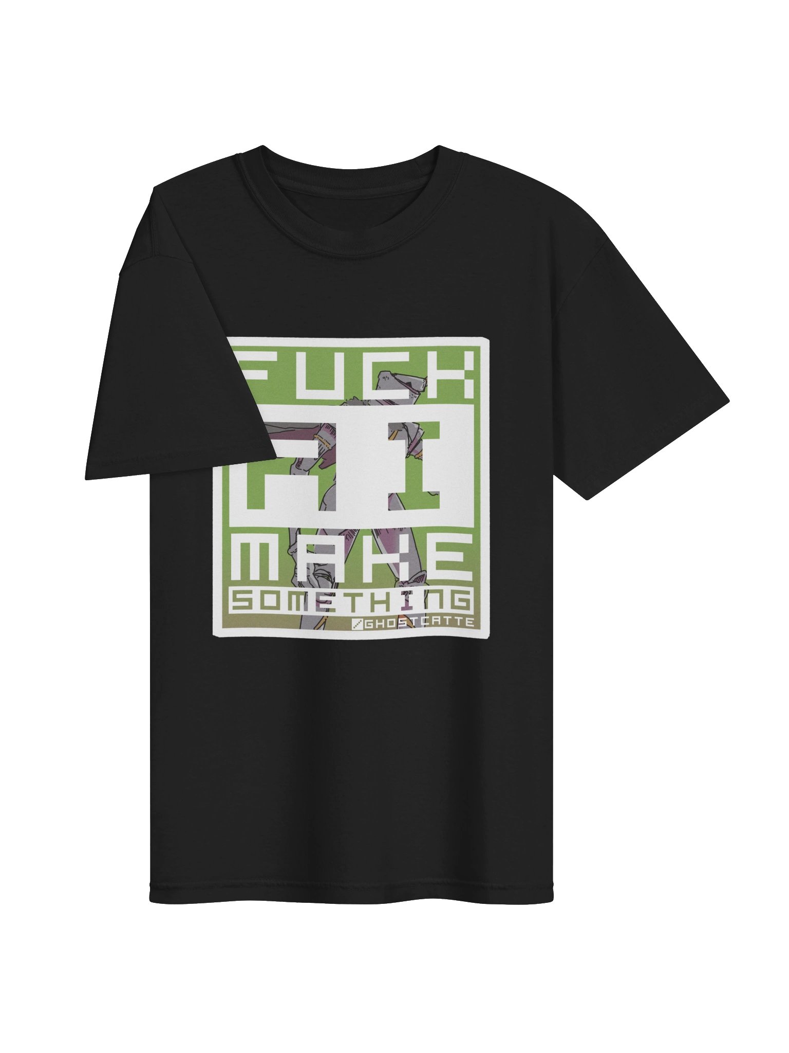 F*ck AI, make something - Comfort Colors Shirt product image (3)