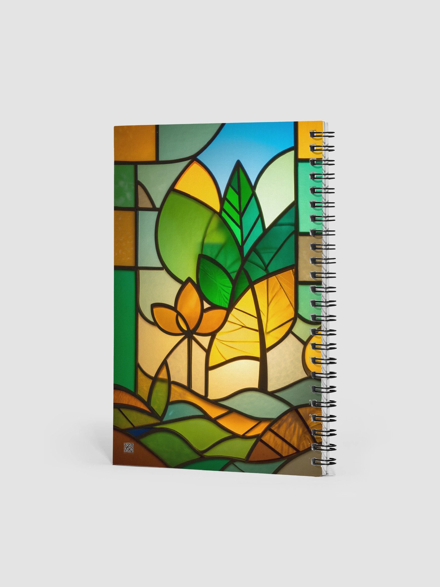 Nature's Mosaic Spiral Notebook product image (2)
