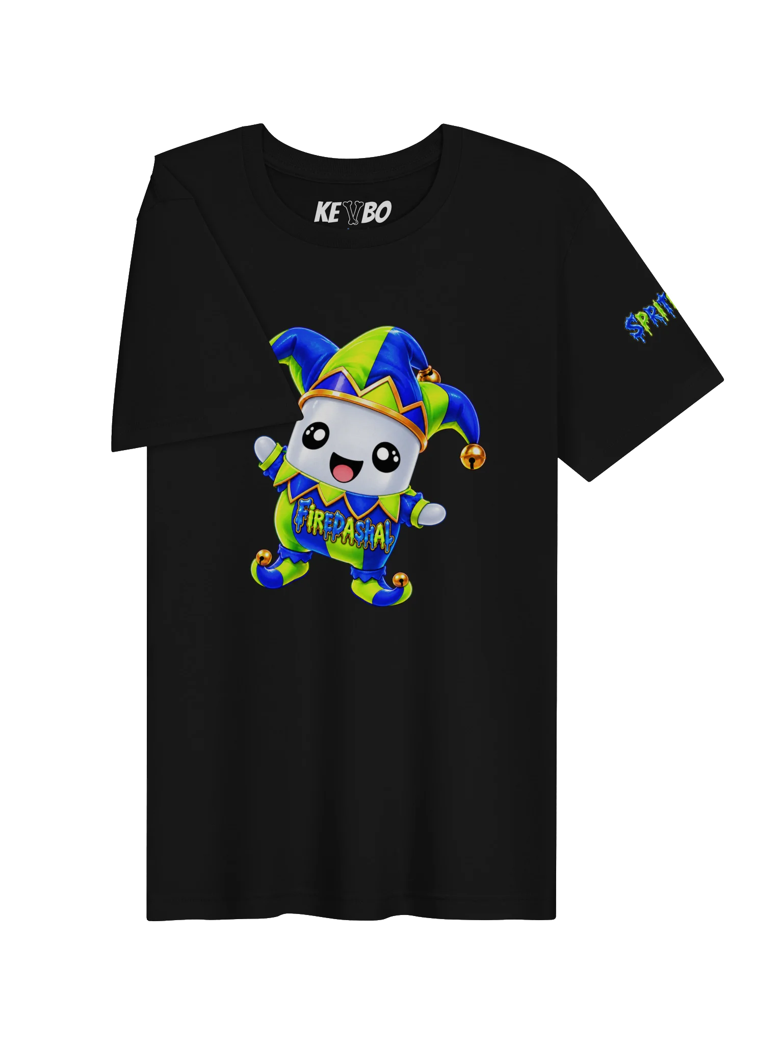 SPRITEFEST "Jester Sprite" Black ADULT T-Shirt product image (3)