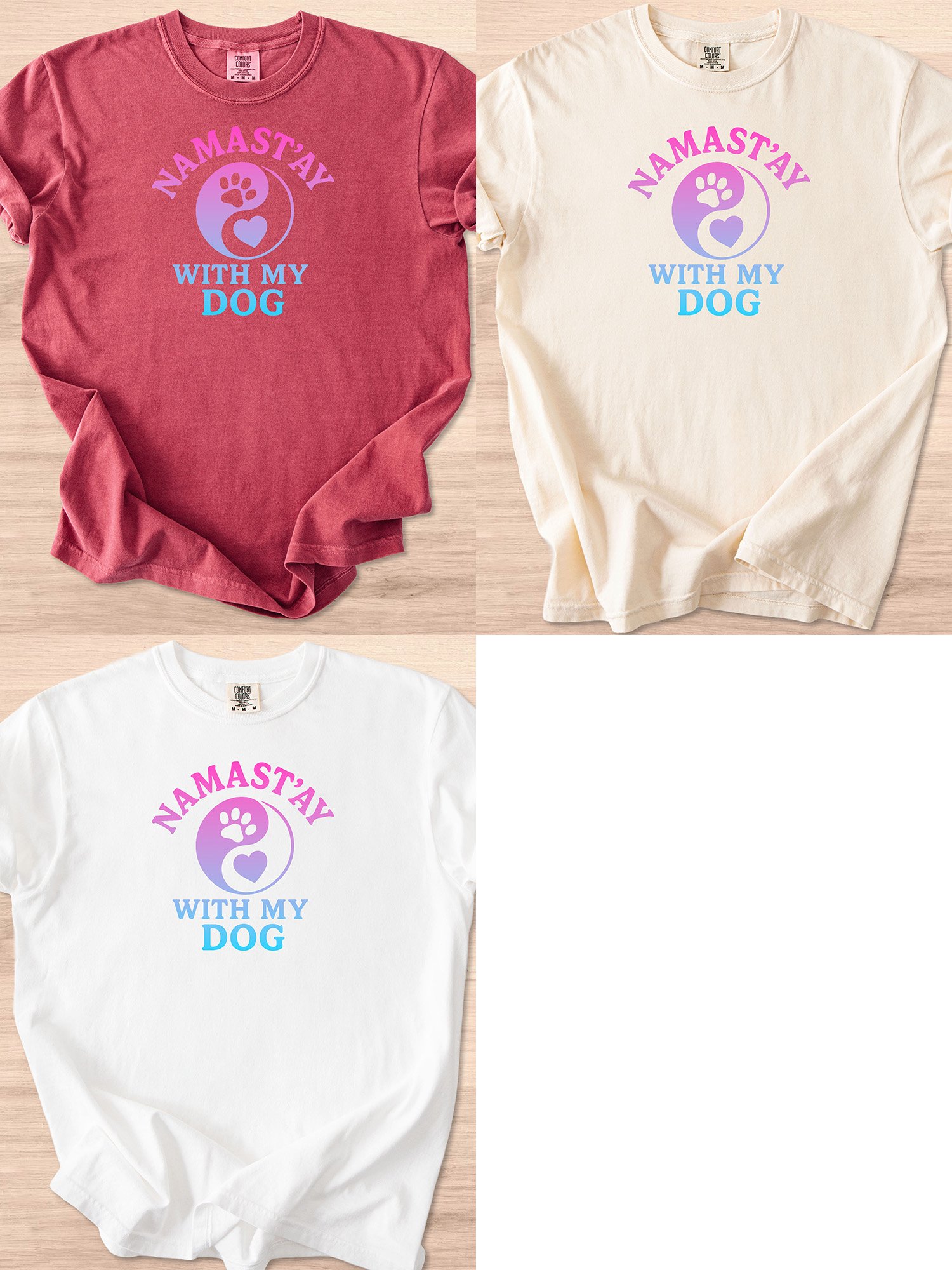 Namast'ay with My Dog Tee product image (29)