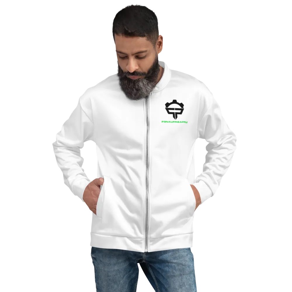 P3nAlPineapple - White Bomber Jacket product image (8)