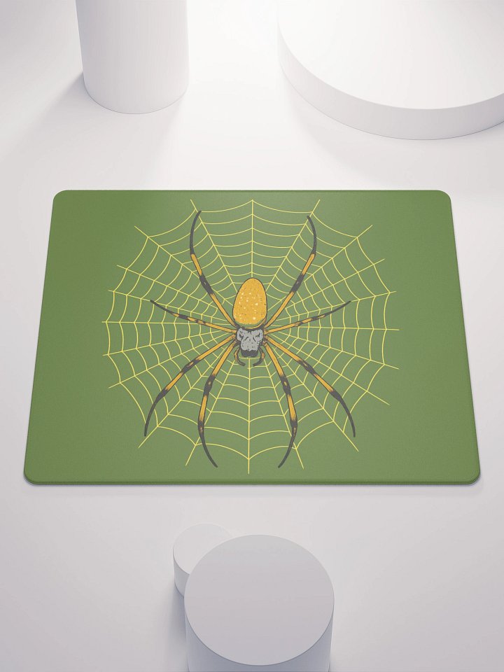 Olive Drab Orb Weaver Gamer Mousepad product image (2)