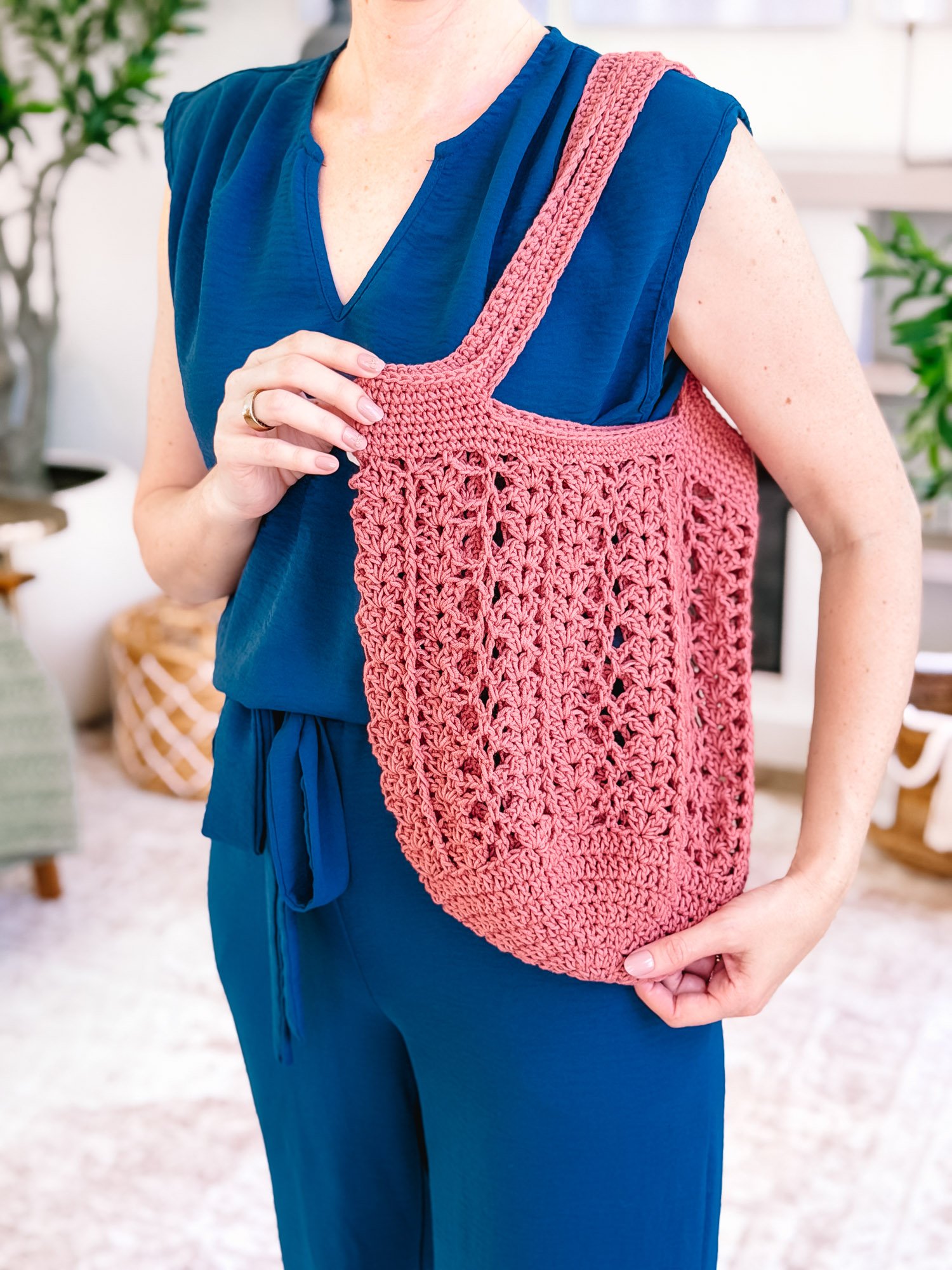 Willow Mesh Crochet Market Bag product image (9)