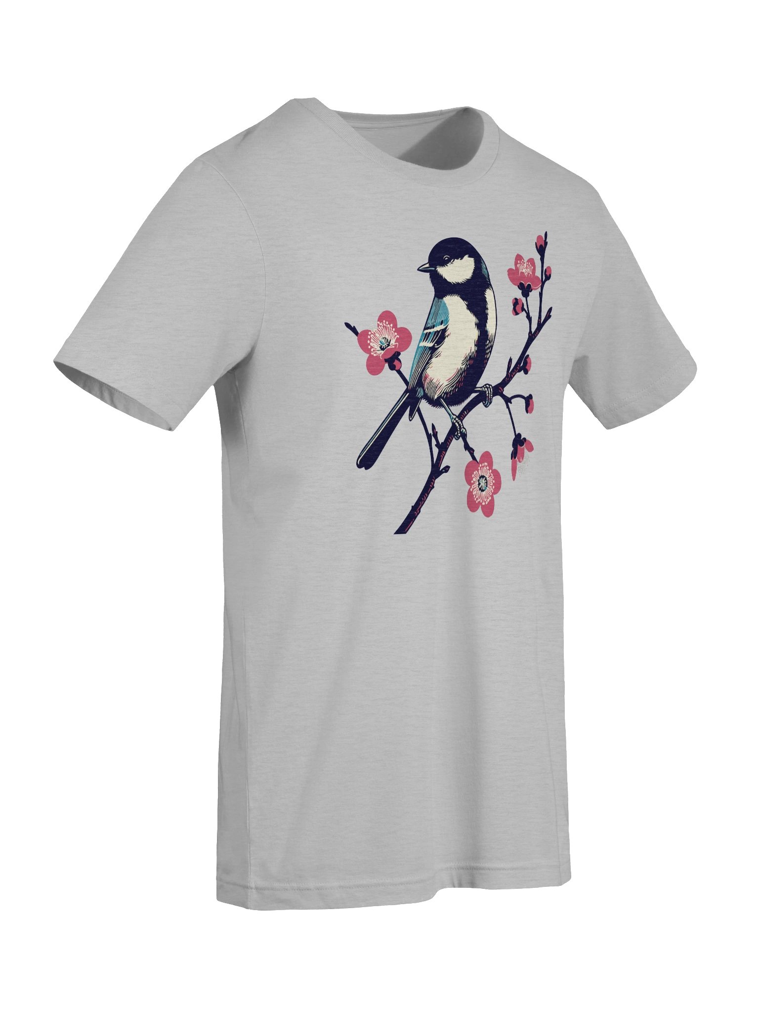 Chickadee with Blossoms T-shirt product image (21)