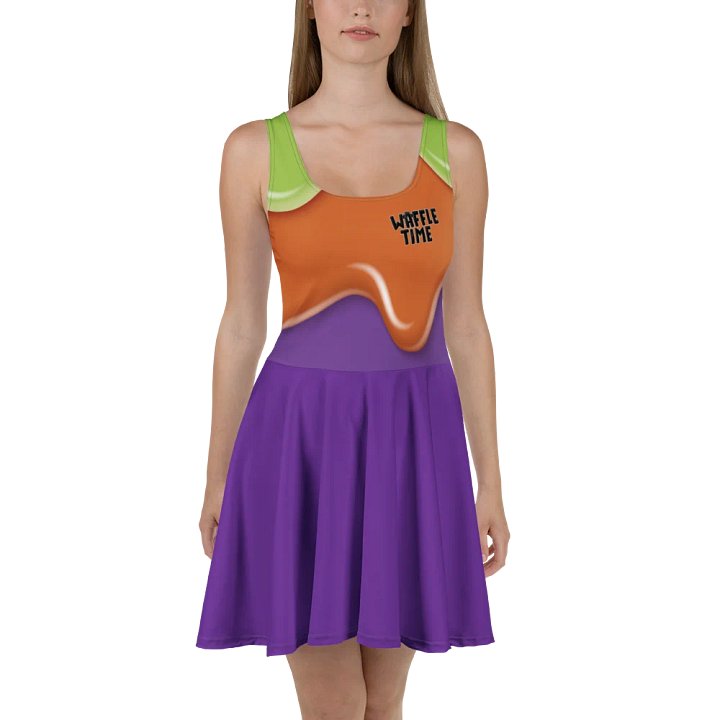 Drippy Waffle Skater Dress product image (2)