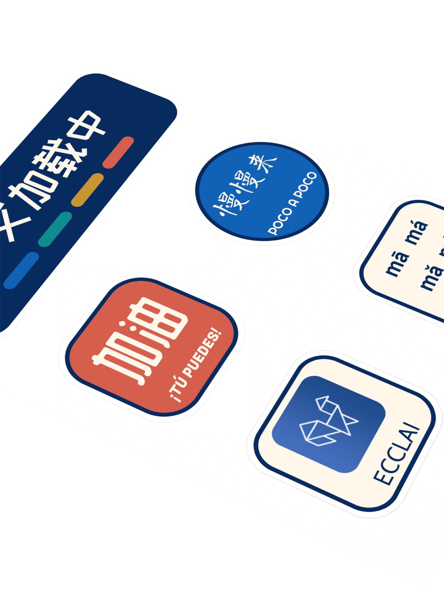 Stickers ECCLAI - Kit del estudiante de chino product image (2)