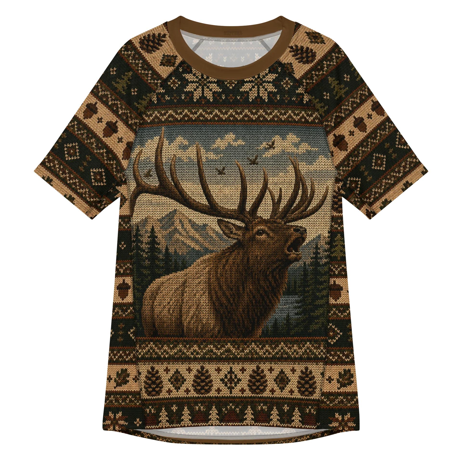Ugly Sweater Elk Rash Guard product image (3)