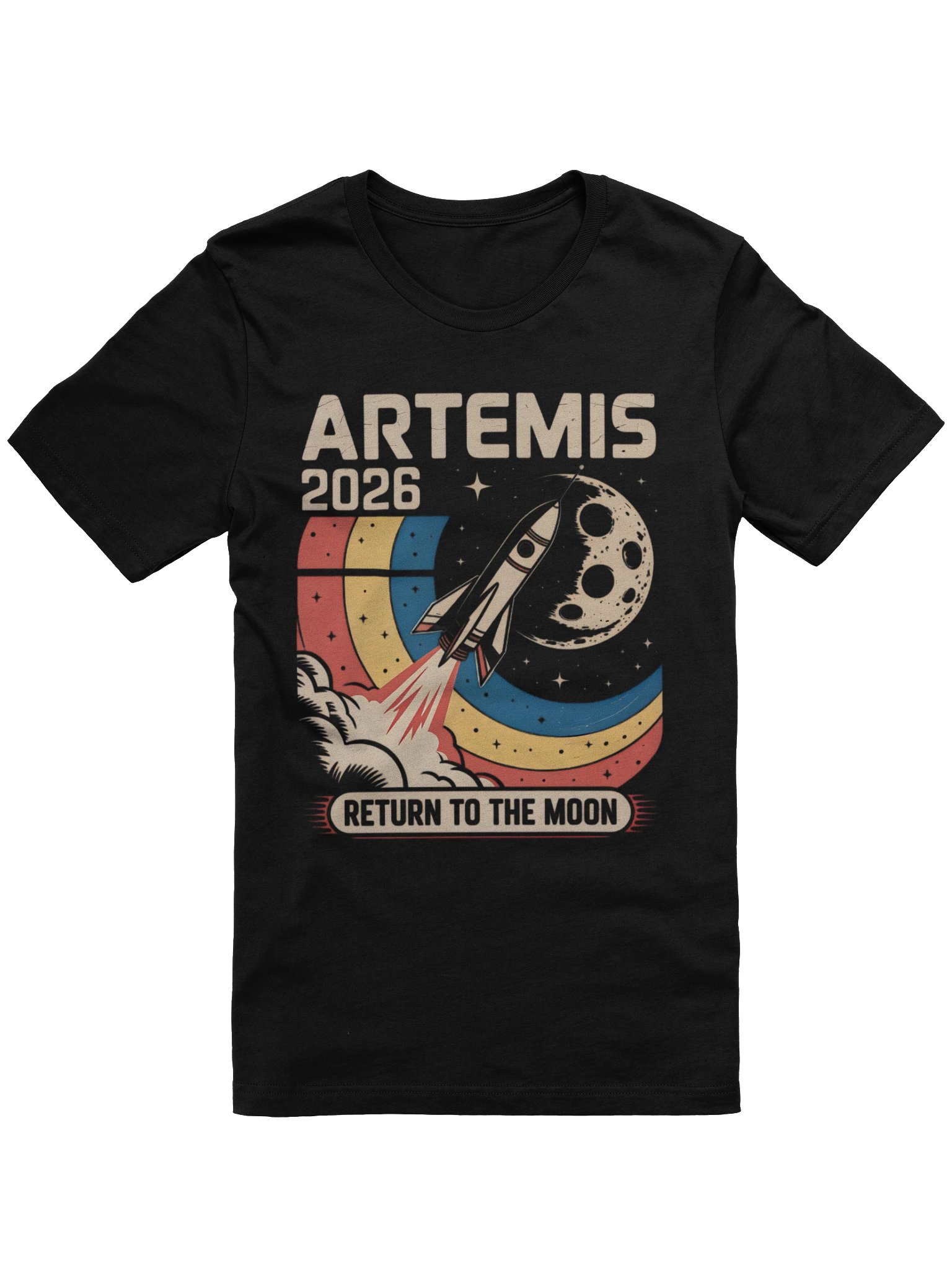 Artemis II Launch to The Moon Space Mission 2026 Supersoft T-shirt product image (1)