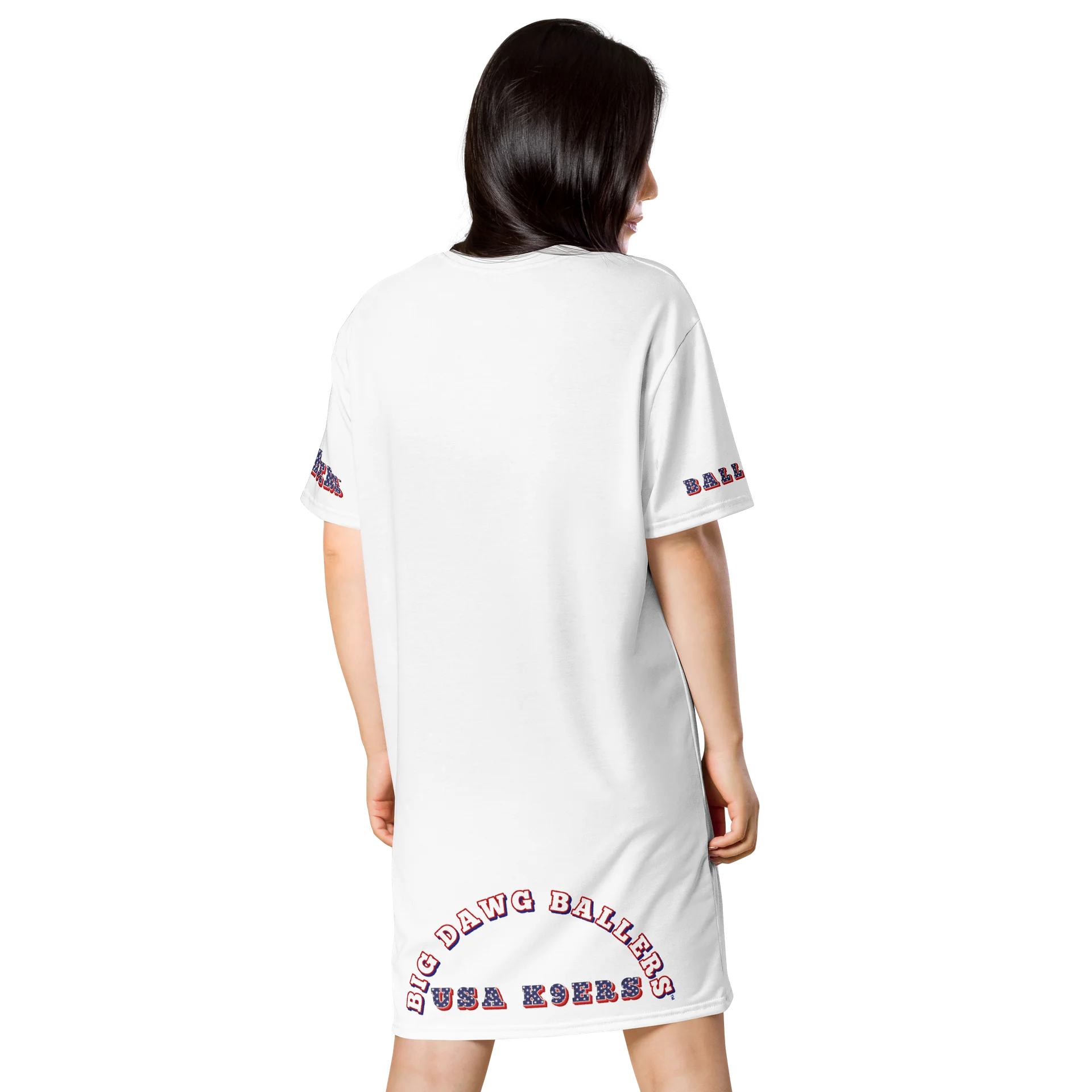 USA K9ERS Doberman Soccer T-shirt Dress product image (6)