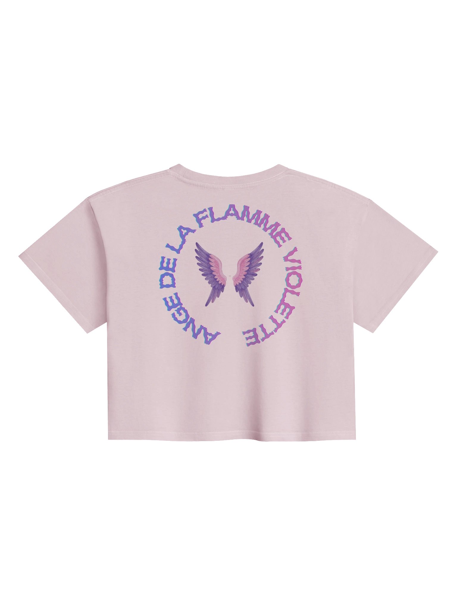 Angele De La Flamme Violet Crop Top product image (3)