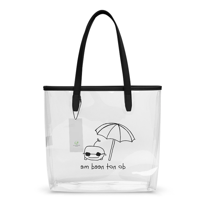 Plebble Clear Tote Bag product image (2)