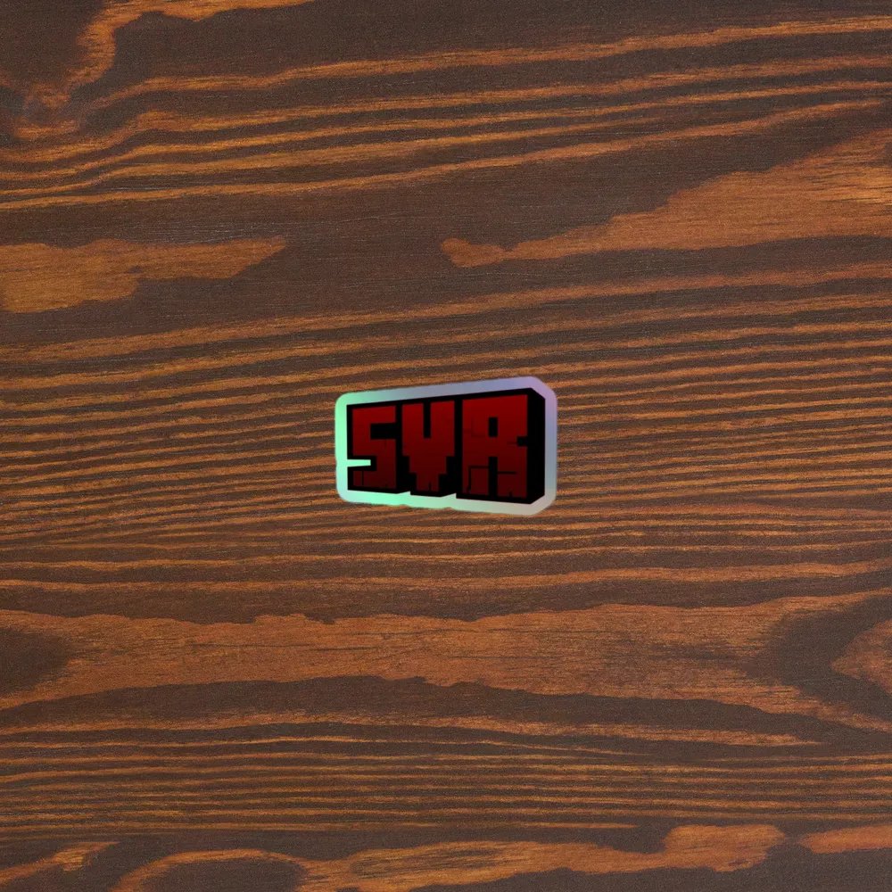 SVR Holo Logo Sticker product image (5)