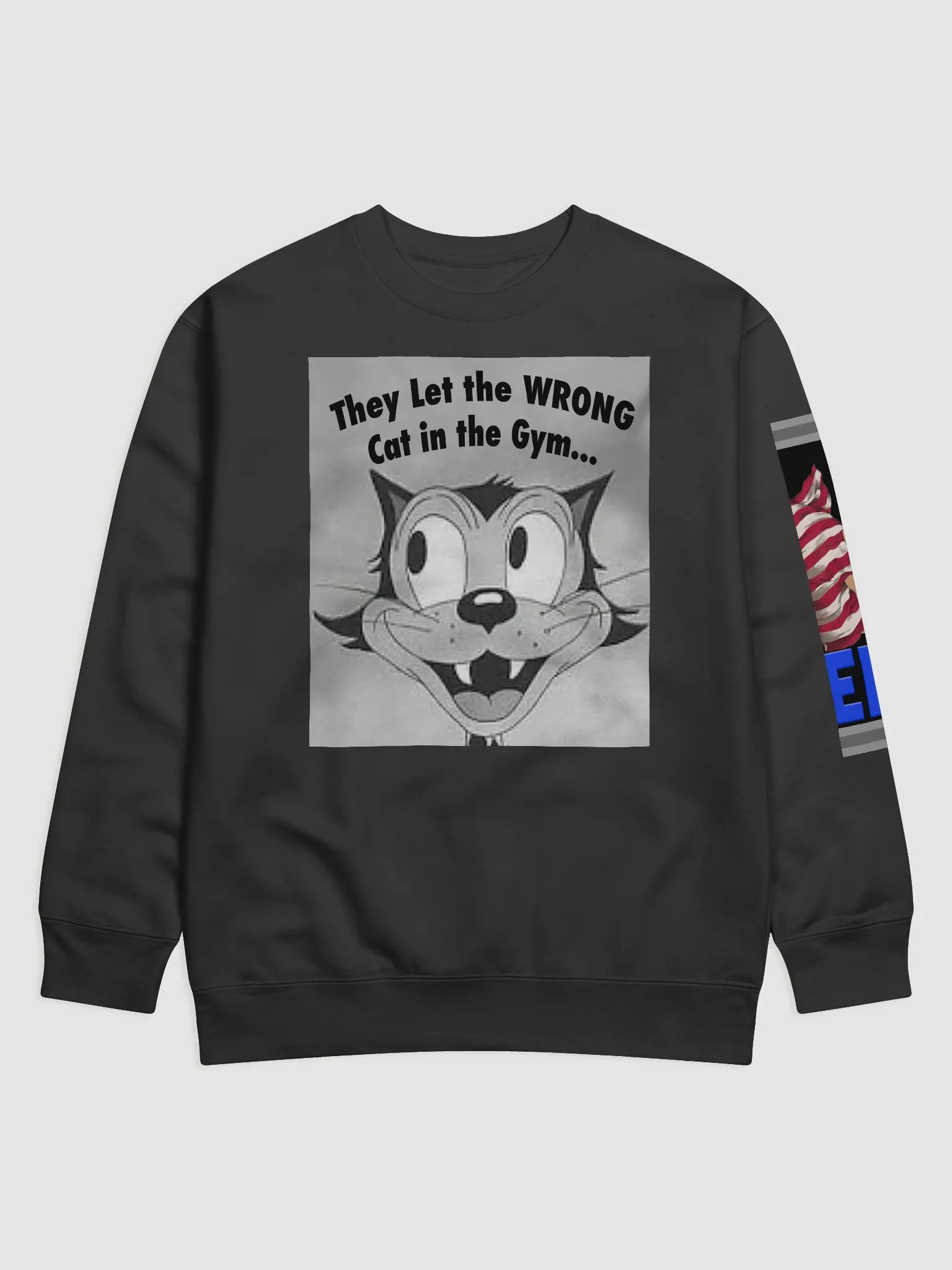 Wrong Cat in the Gym Long-sleeve product image (1)
