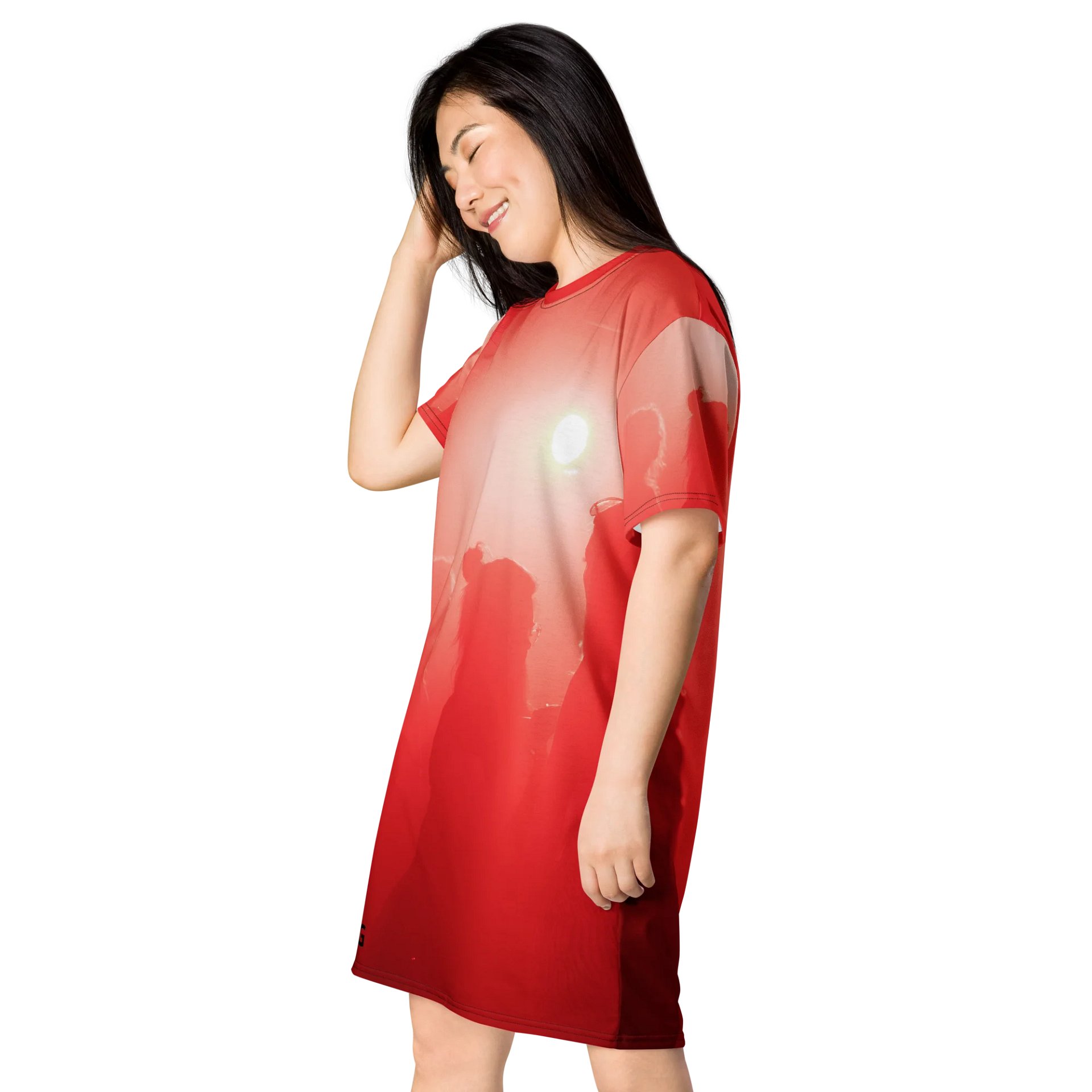 'Girls Are Down' All-Over T-Shirt Dress product image (3)