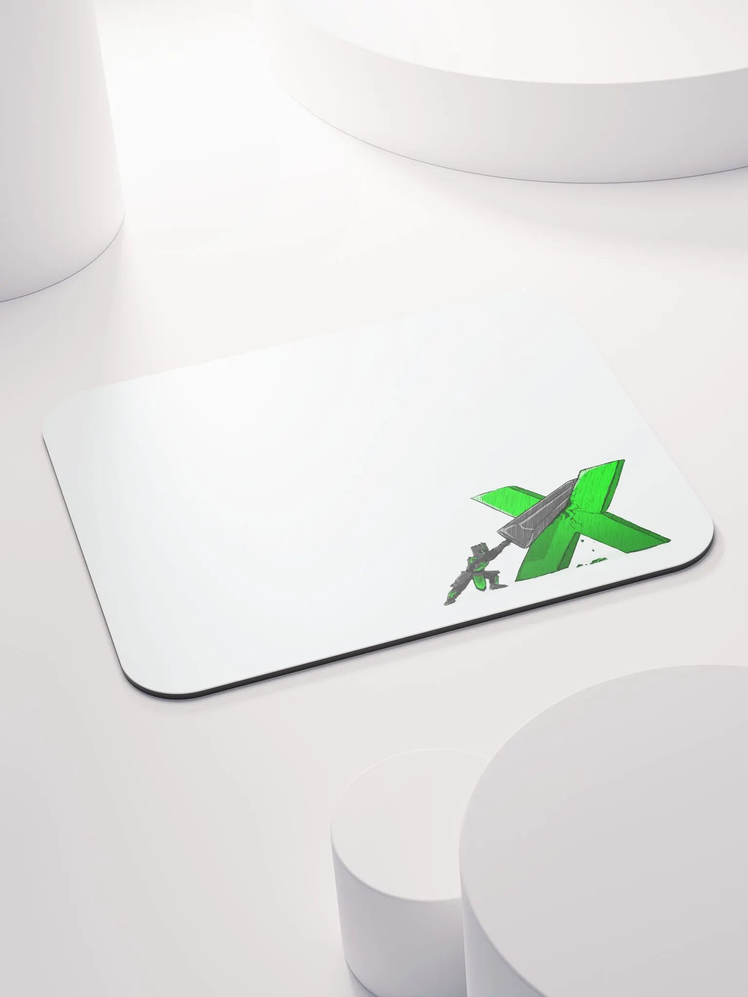 The X Buster Mouse Pad product image (4)