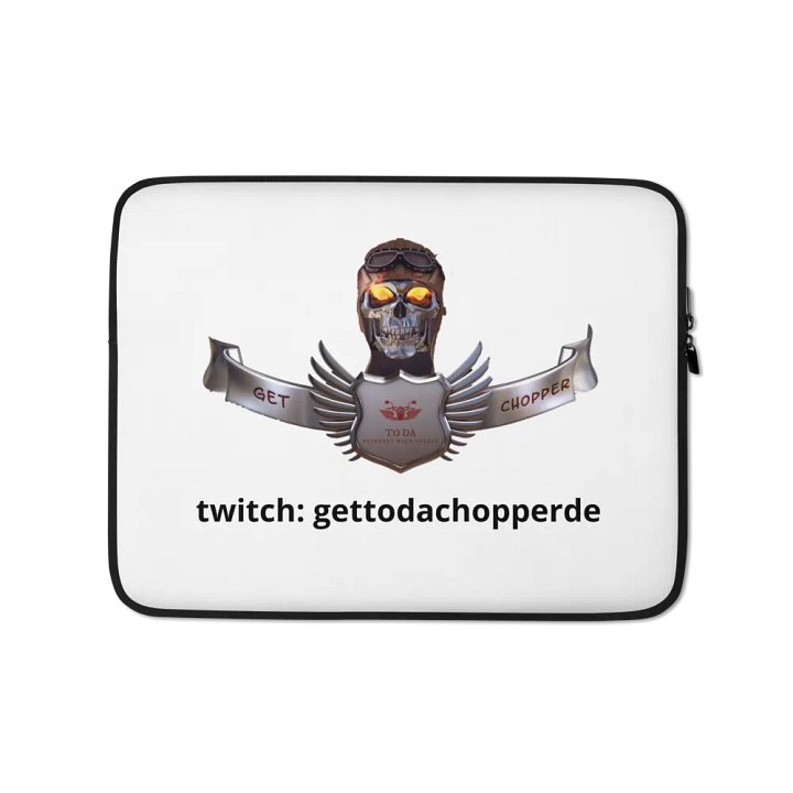 Get to da Chopper! Biker Laptop Case product image (1)