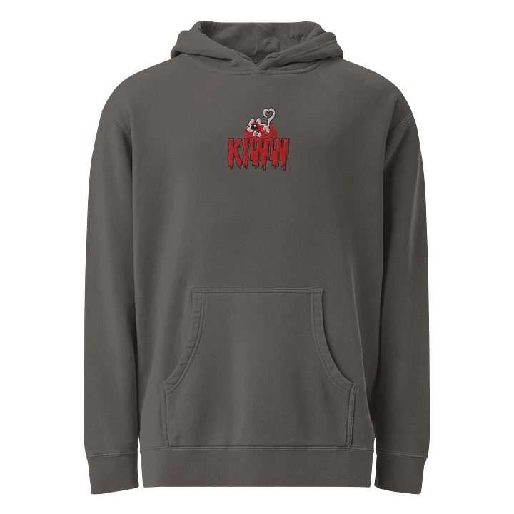 “kiww” embroidered design hoodie product image (1)