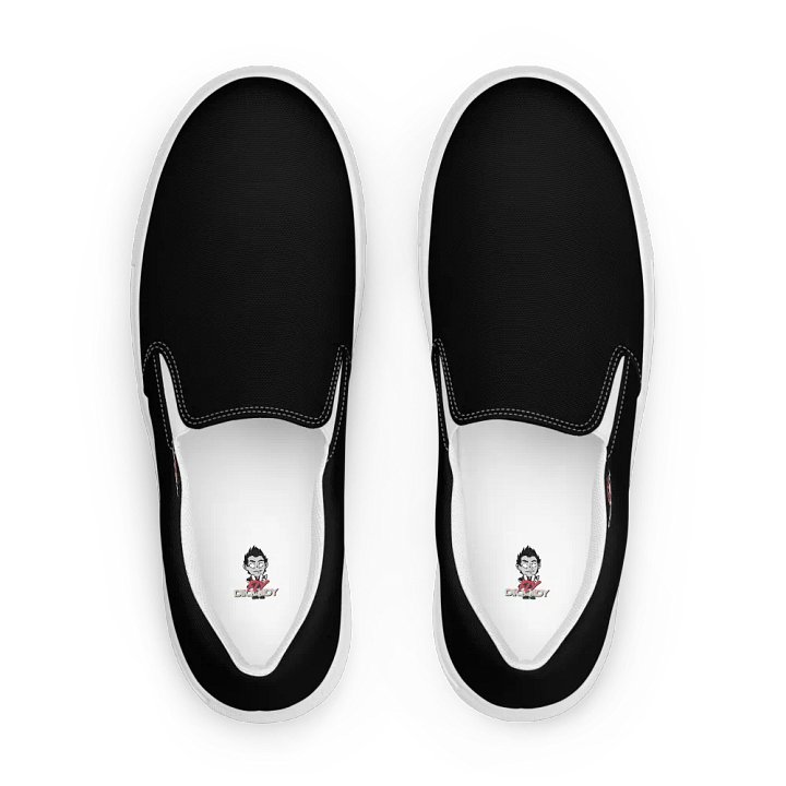 Fly Diiqqiidy Black/White Men's Slip-On Canvas Shoes product image (2)
