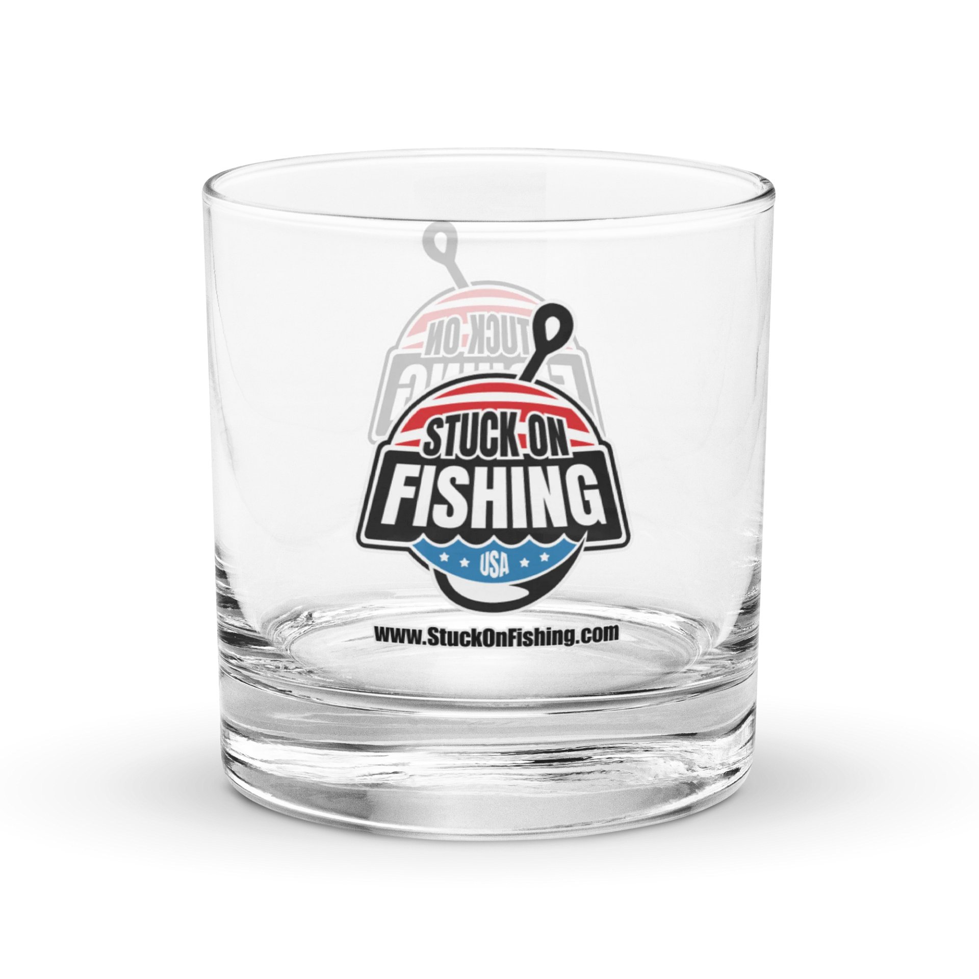 Stuck on Fishing Rocks Glass product image (1)