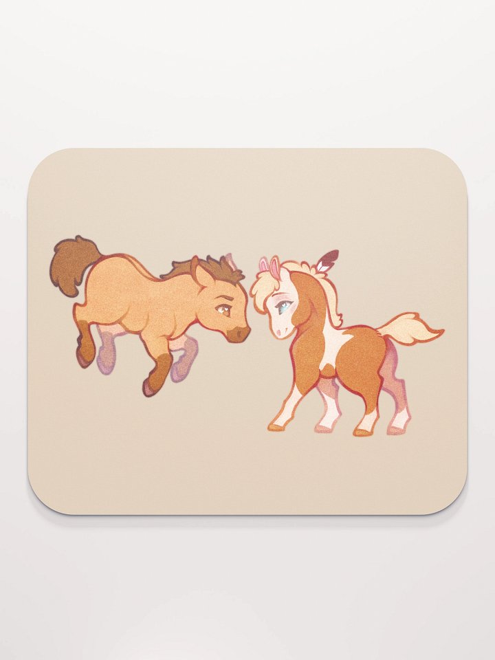 Chibi Spirit & Rain mouse pad product image (2)