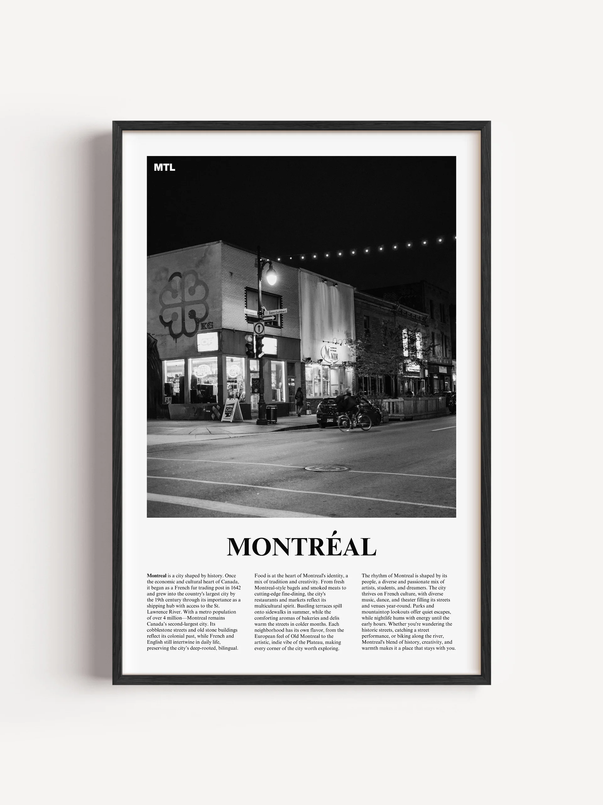 Montreal 02 Newspaper Poster product image (1)
