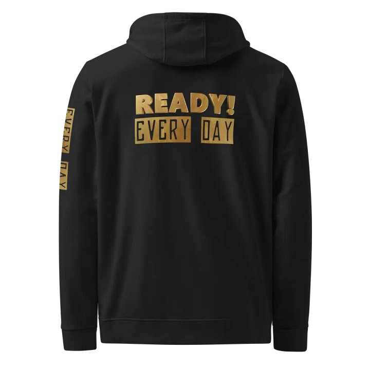 Ready! Every Day - Gold - Minimal | Fleece Hoodie | Adidas | IronSilkTigerCrane product image (2)