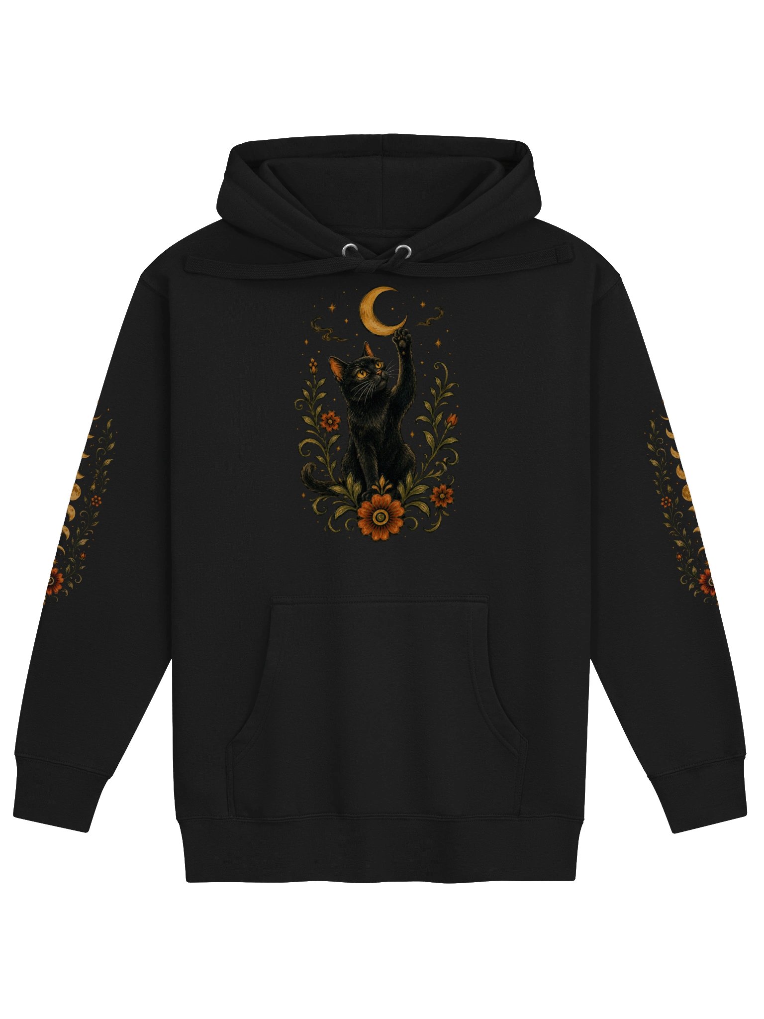 Moonlit Cat Hoodie product image (1)