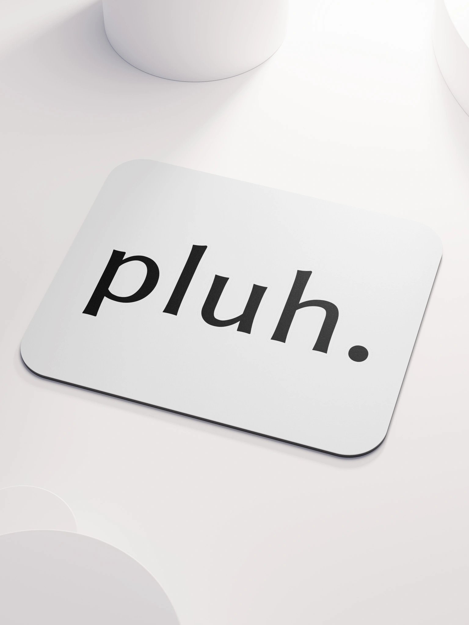 pluh. White Mouse Pad product image (3)