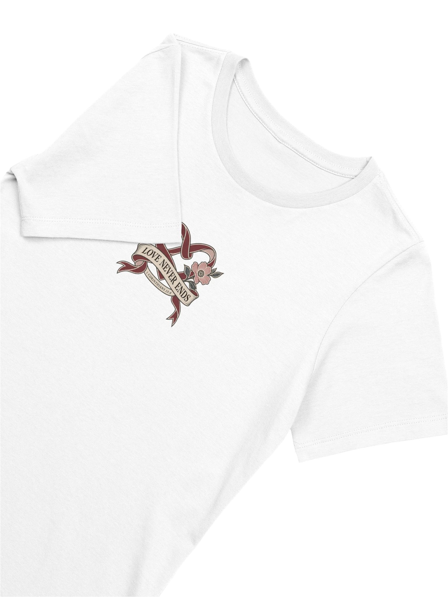 Love Never Ends | 1 Corinthians 13:8 Relaxed Tee product image (21)