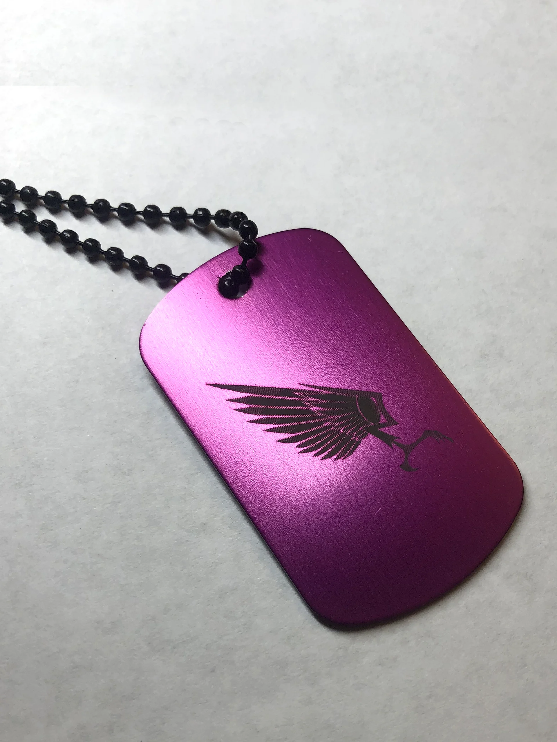 PERFECTION - Engraved Dog Tag Pendant Necklace product image (1)