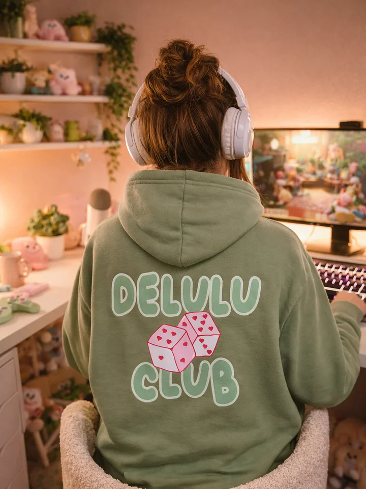 Delulu Is The Solulu Hoodie – Front & Back Print Pastel Graphic Hoodie product image (2)