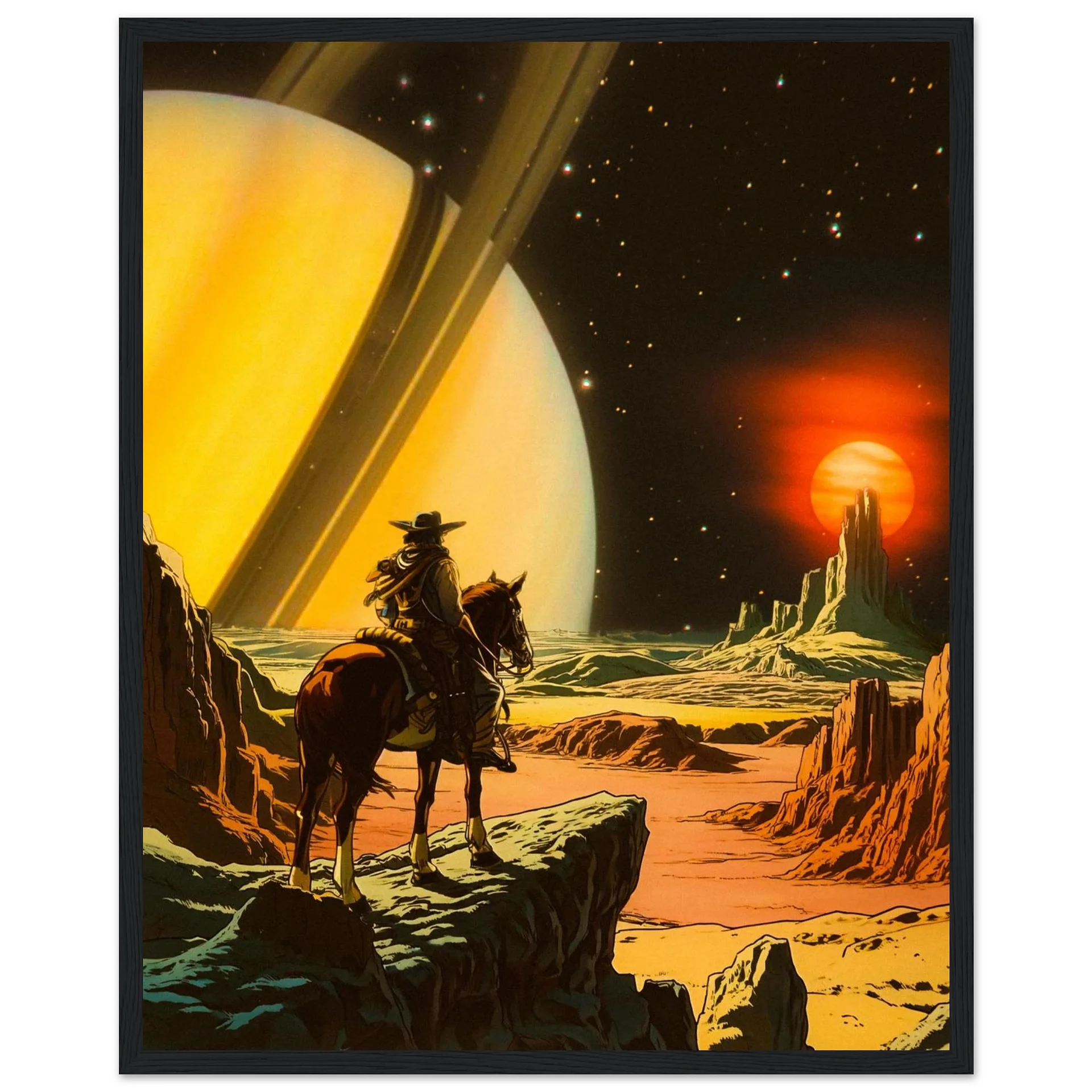 Cosmic Cowboy Wall Art