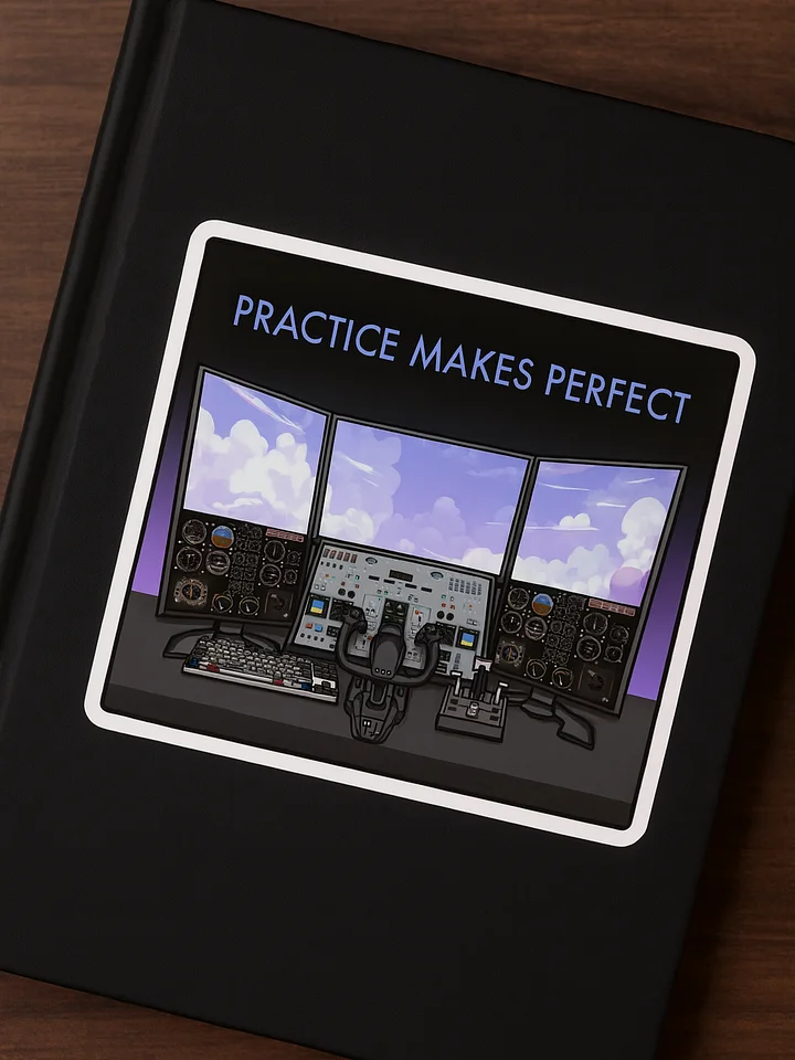 Practice Makes Perfect Sticker product image (1)