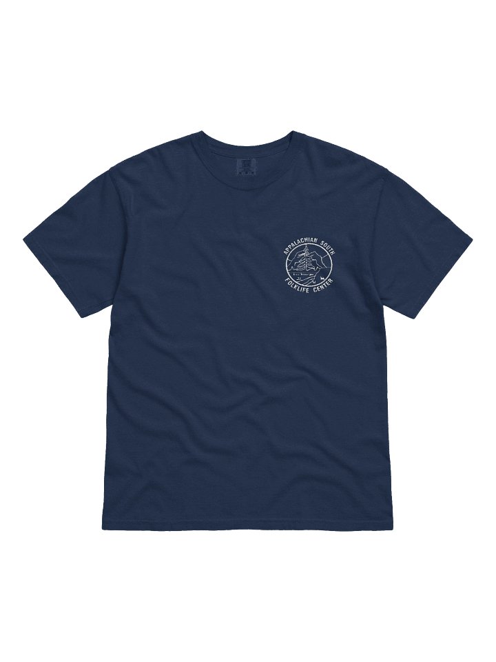 embroidered small logo T, navy product image (1)