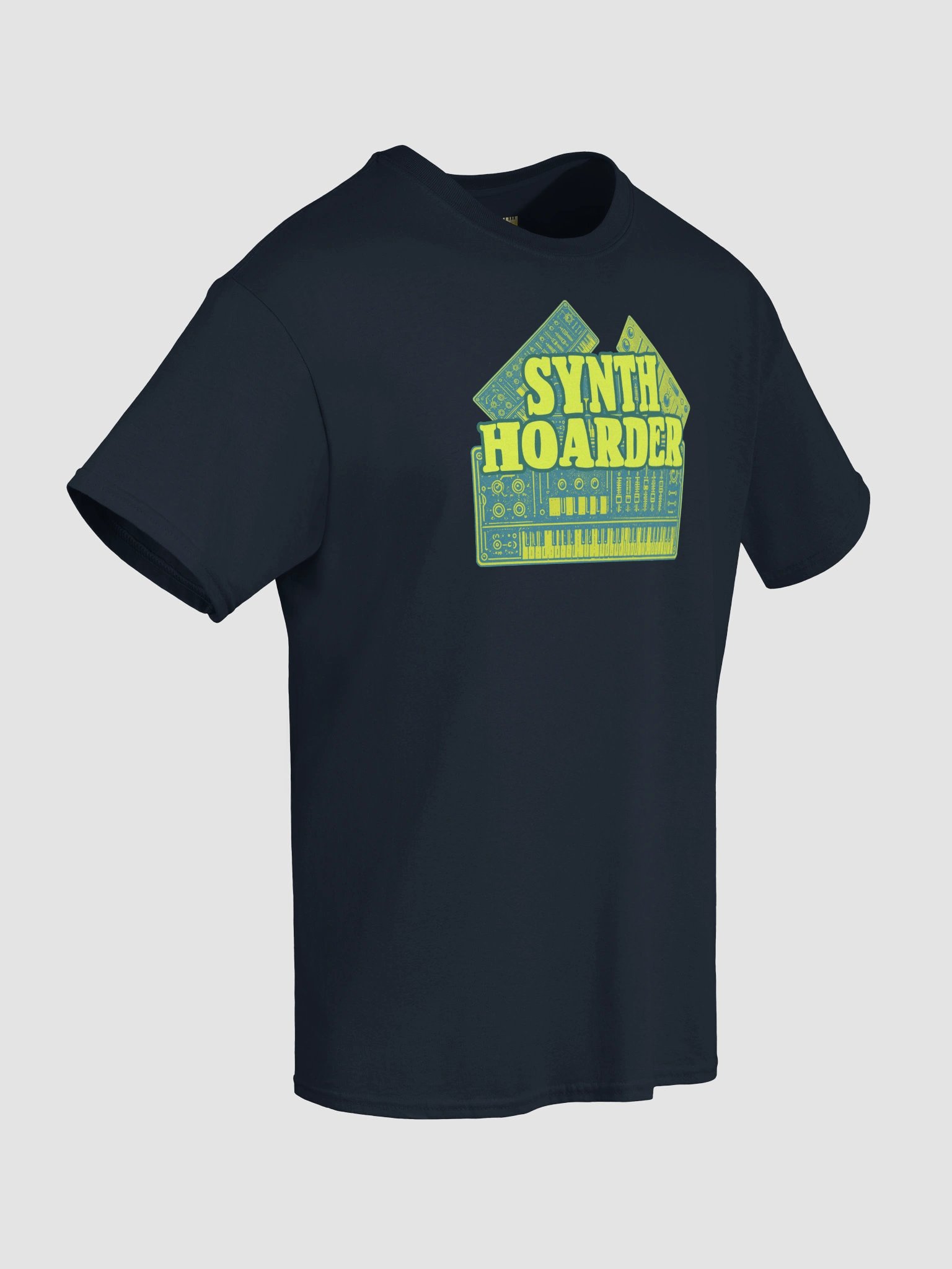 SYNTH HOARDER, by Frank Fonik Unisex t-shirt product image (6)