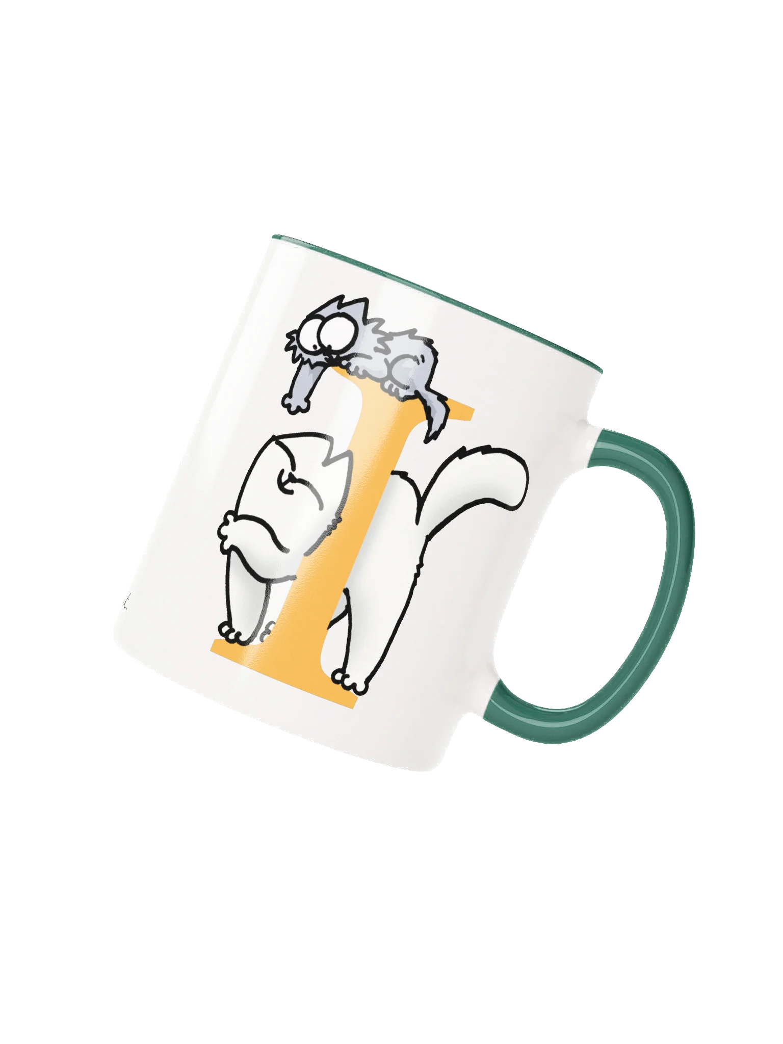 Cat Monogram Mug - I product image (1)