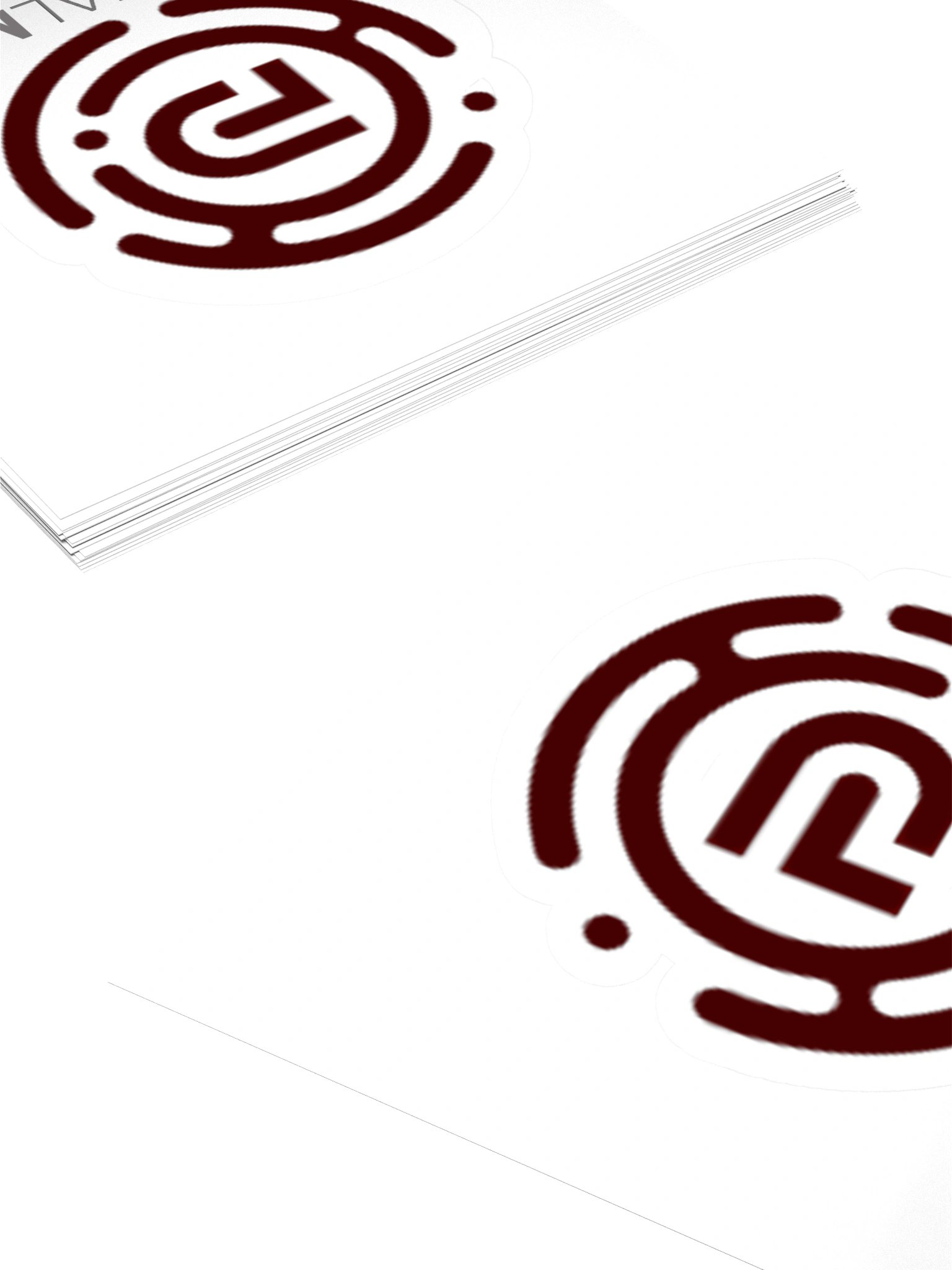 Real Deal Media Logo Kiss Cut Sticker product image (10)