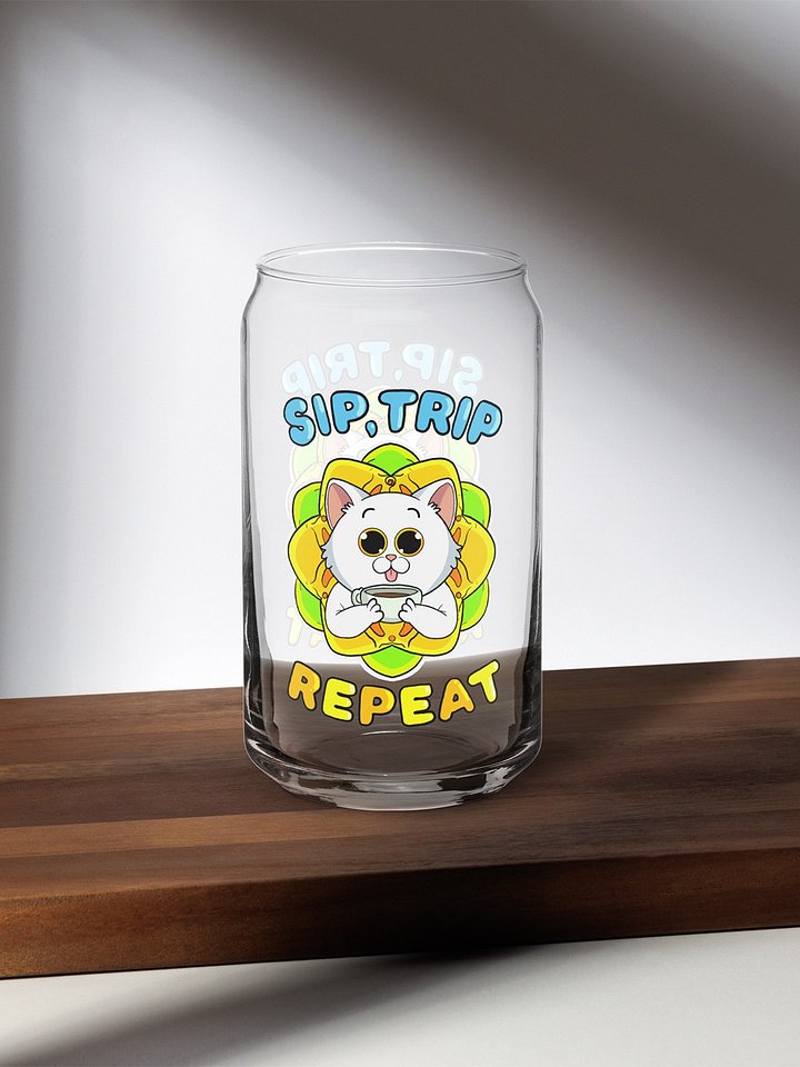 Sip, Trip, Repeat - Can Shaped Glass product image (1)