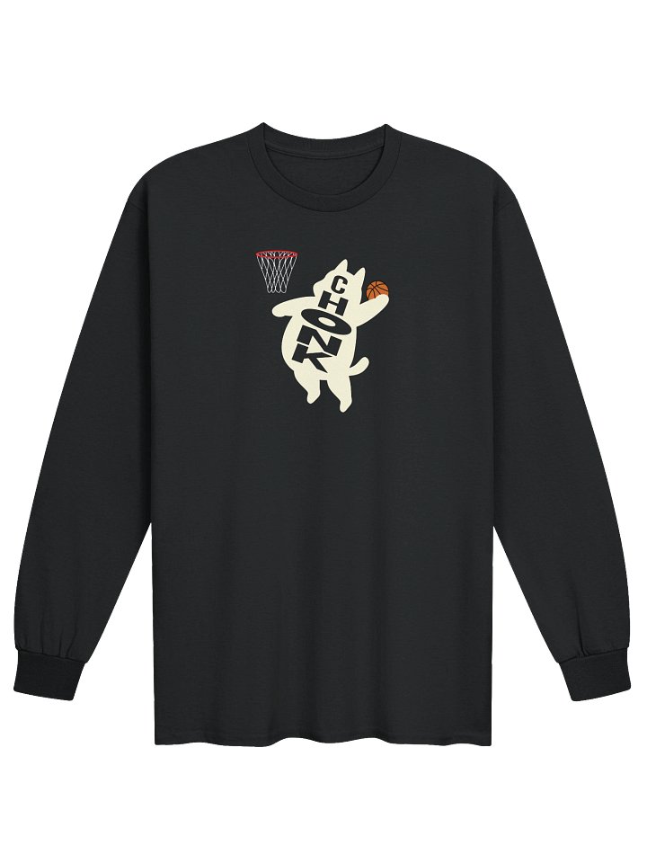 Basketball Chonk Cat - Unisex Adult Long Sleeve T-shirt product image (1)