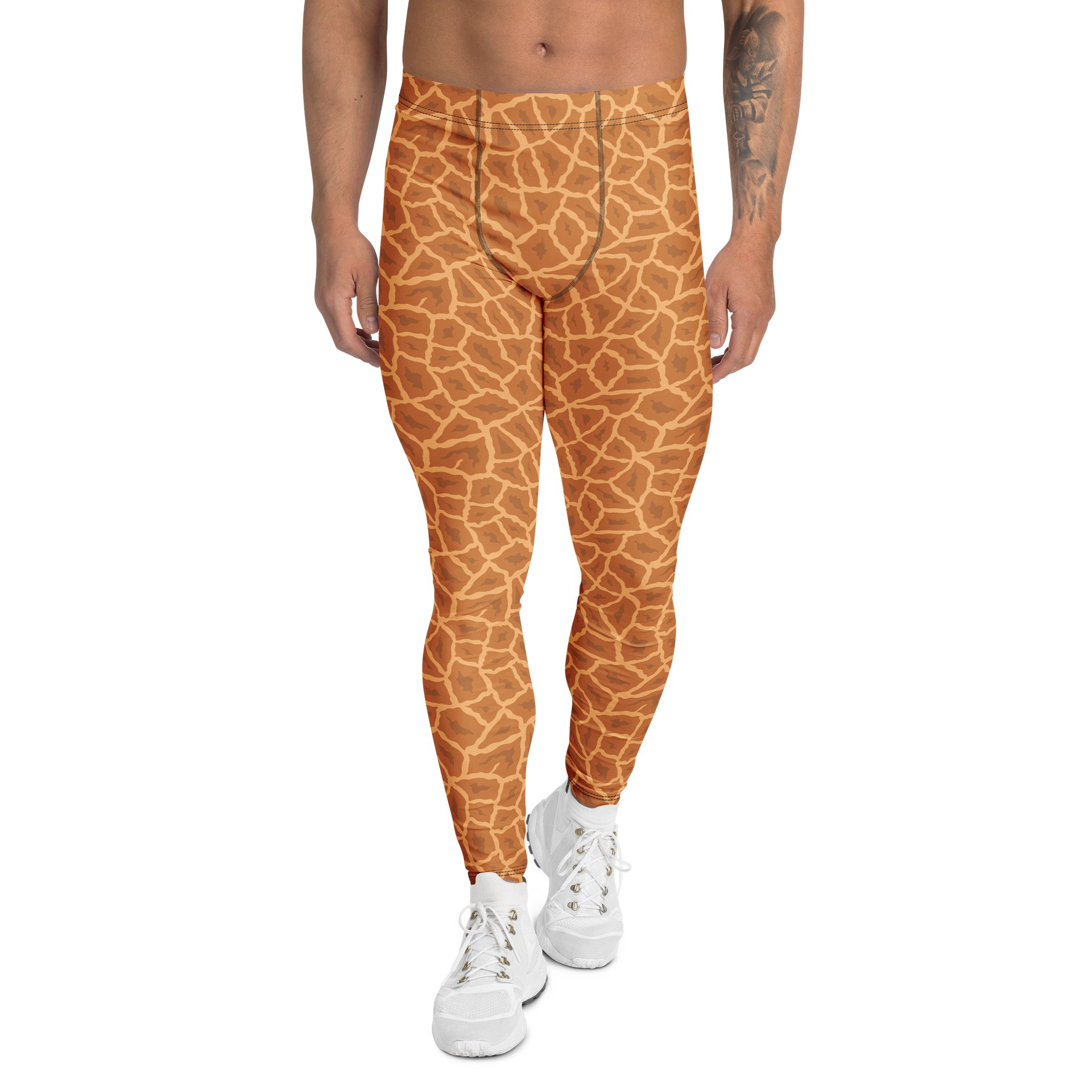 Comfortable Men's Leggings with Bold Animal Print product image (1)